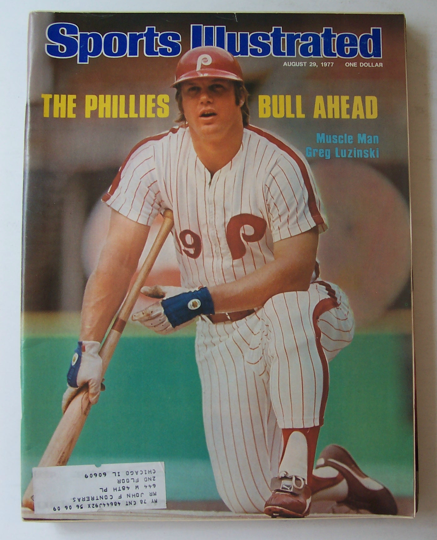 Sports Illustrated Magazine-Aug 29, 1977-Greg Luzinski