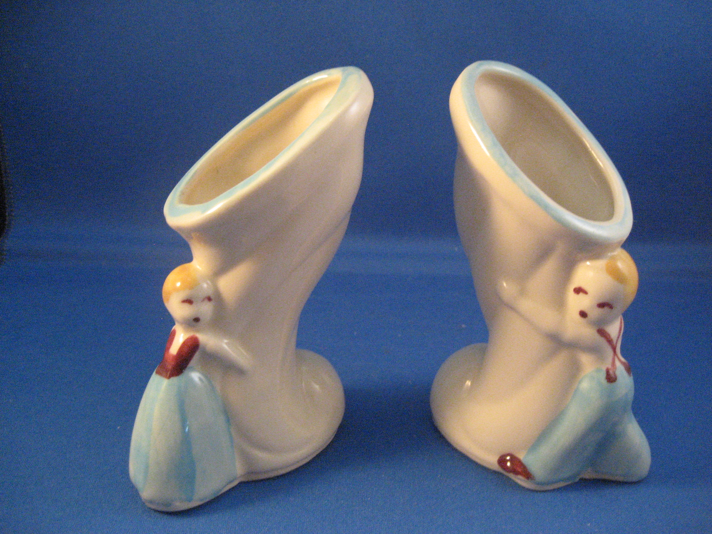 Shawnee Boy and Girl Vases