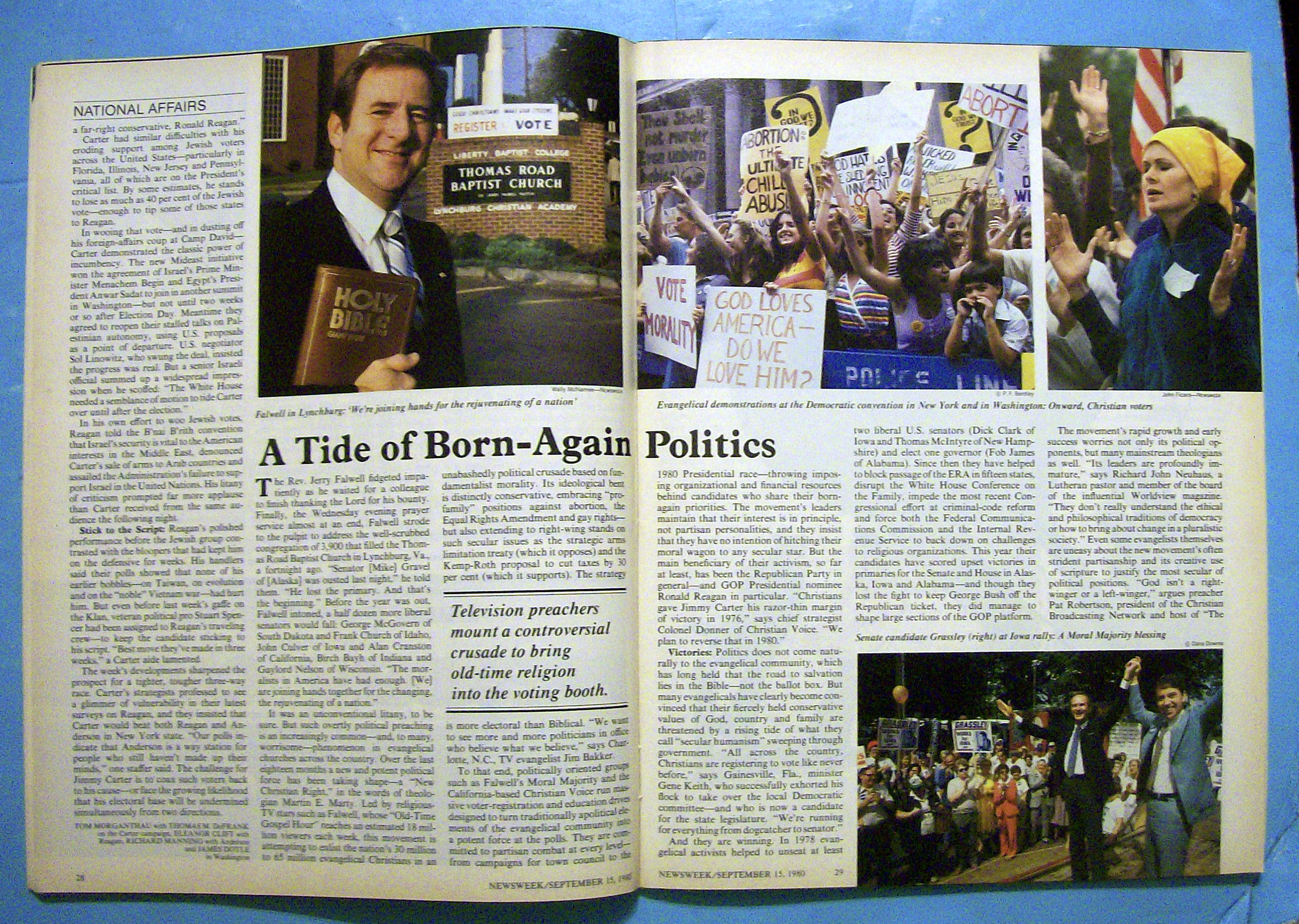 Newsweek Magazine-September 15, 1980-Born Again