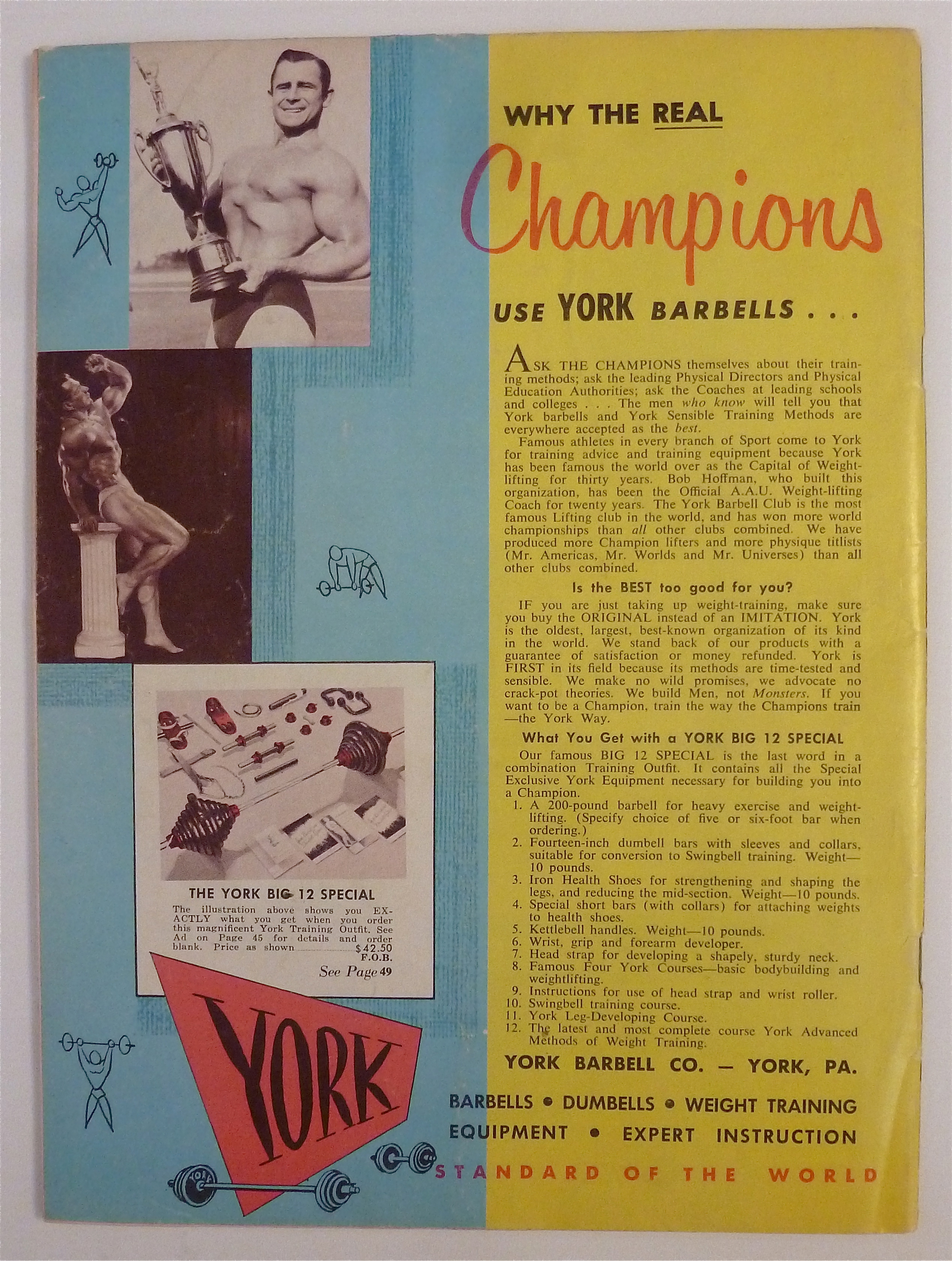 Strength & Health Magazine September 1957 Bert Elliotts