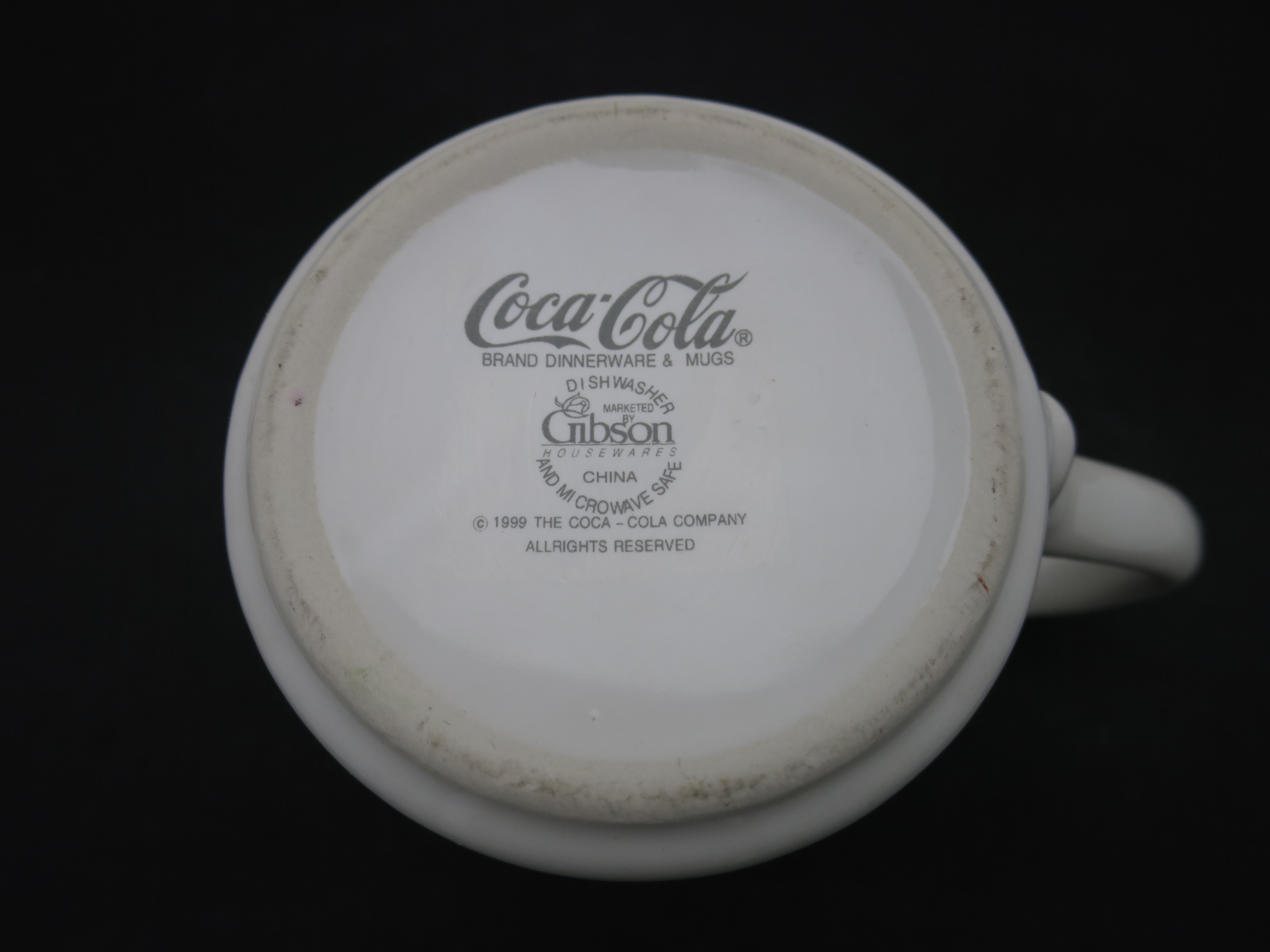 Coca Cola Polar Bear Cup Mug Gibson 1999