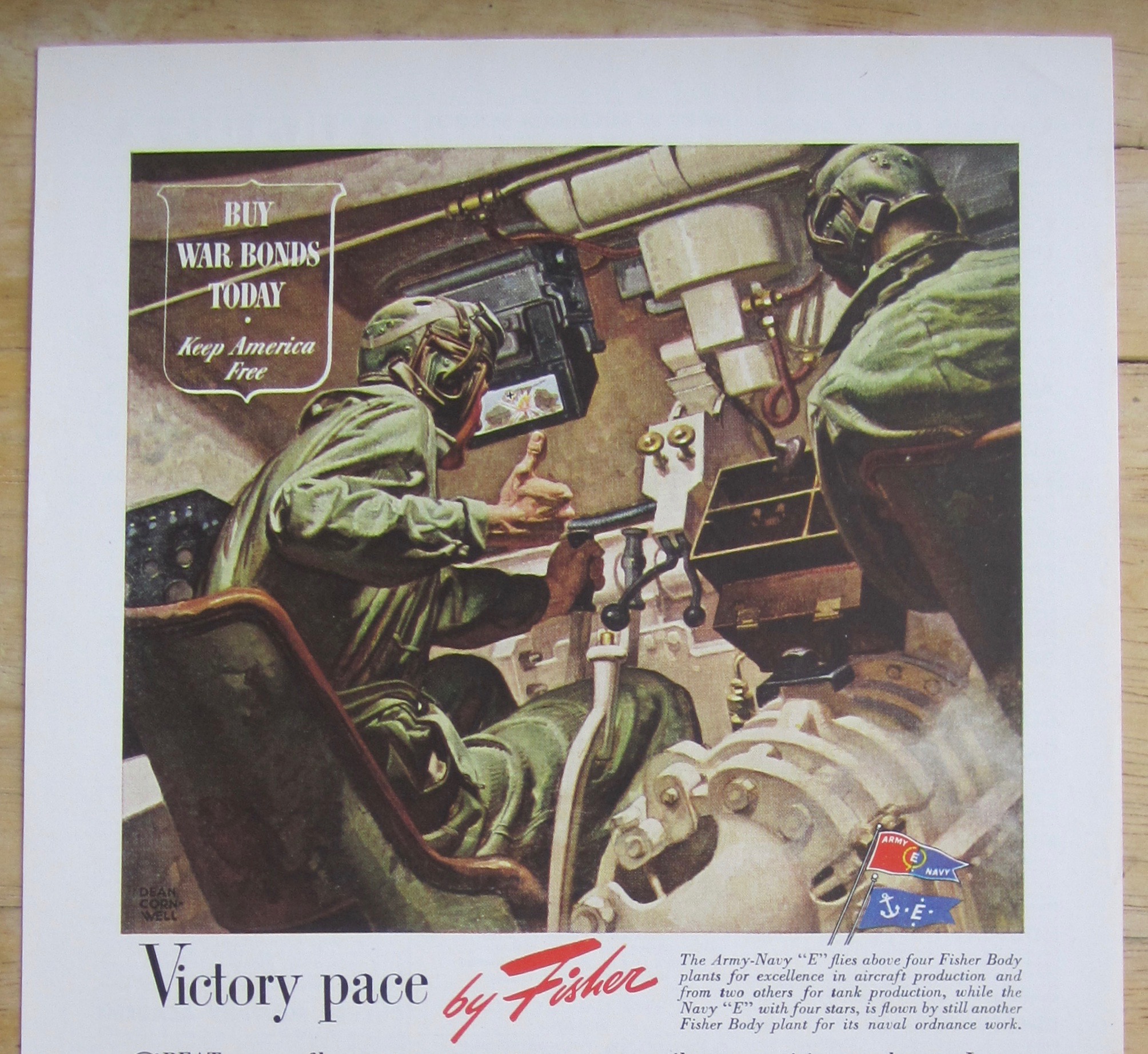 1944 Body By Fisher By Dean Cornwell