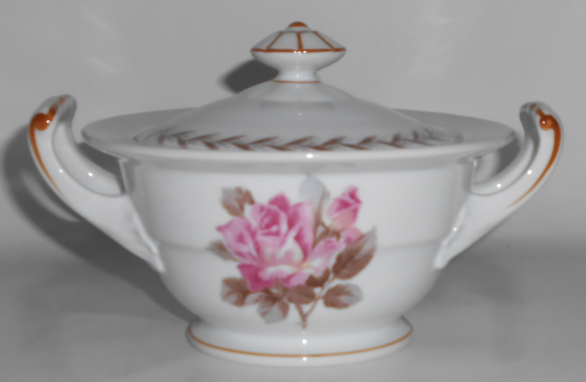 Noritake China Porcelain Rosemont N1349 Sugar Bowl