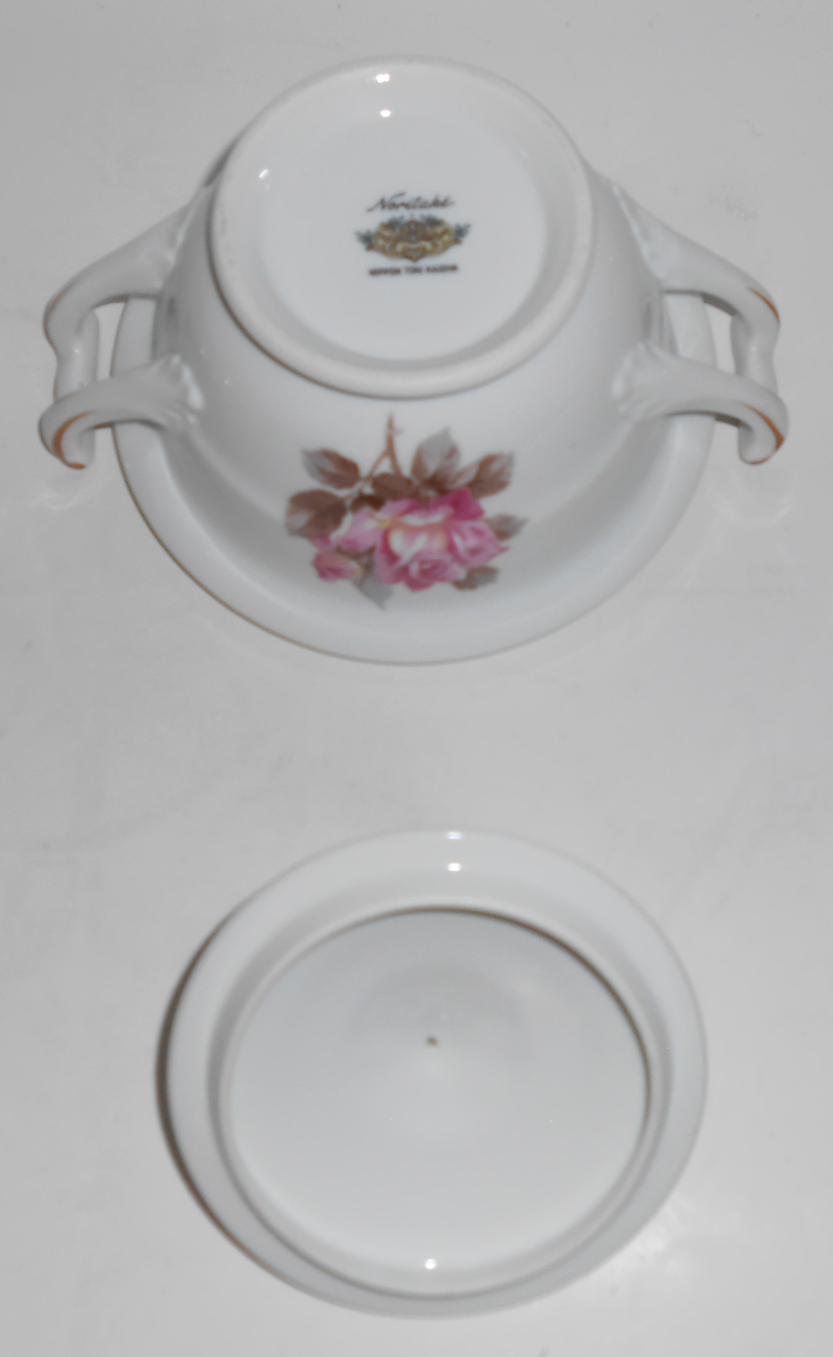 Noritake China Porcelain Rosemont N1349 Sugar Bowl