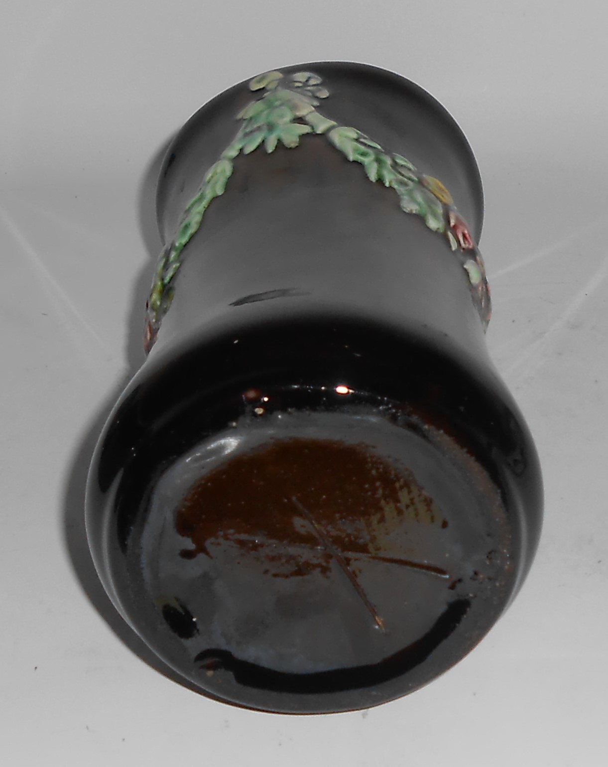 Peters And Reed Pottery Standard Glaze Floral Decorated