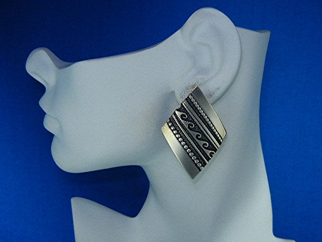 Tommy Singer Navajo Sterling Silver Post Earrings