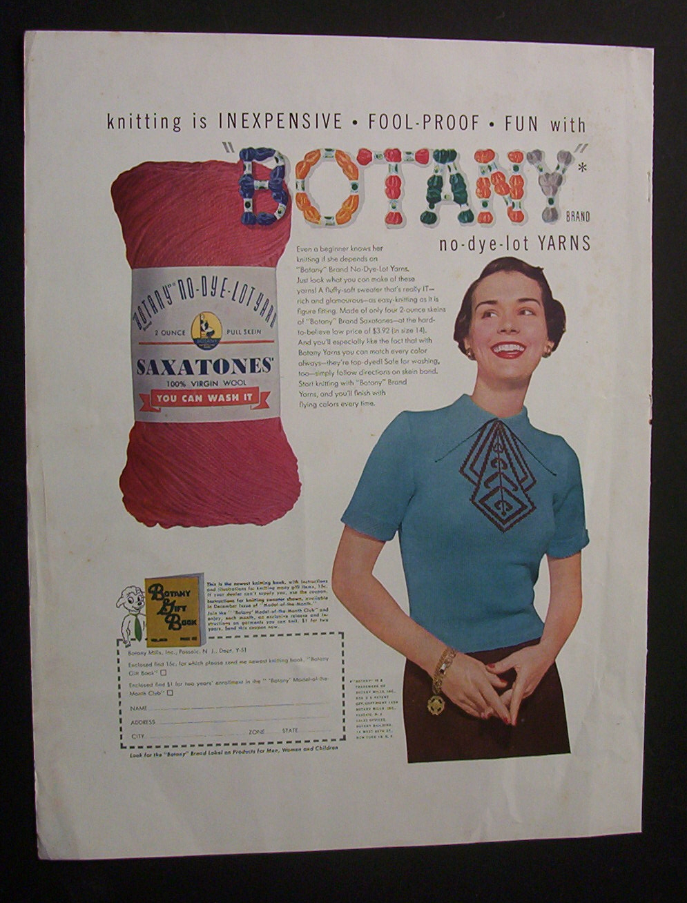 1950 Botany Yarn