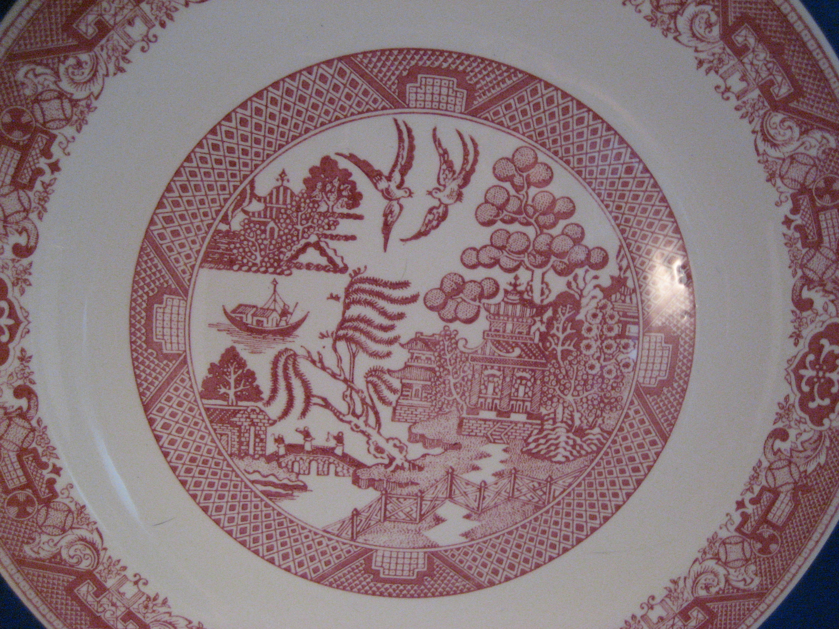 Red Willow Ware Platter