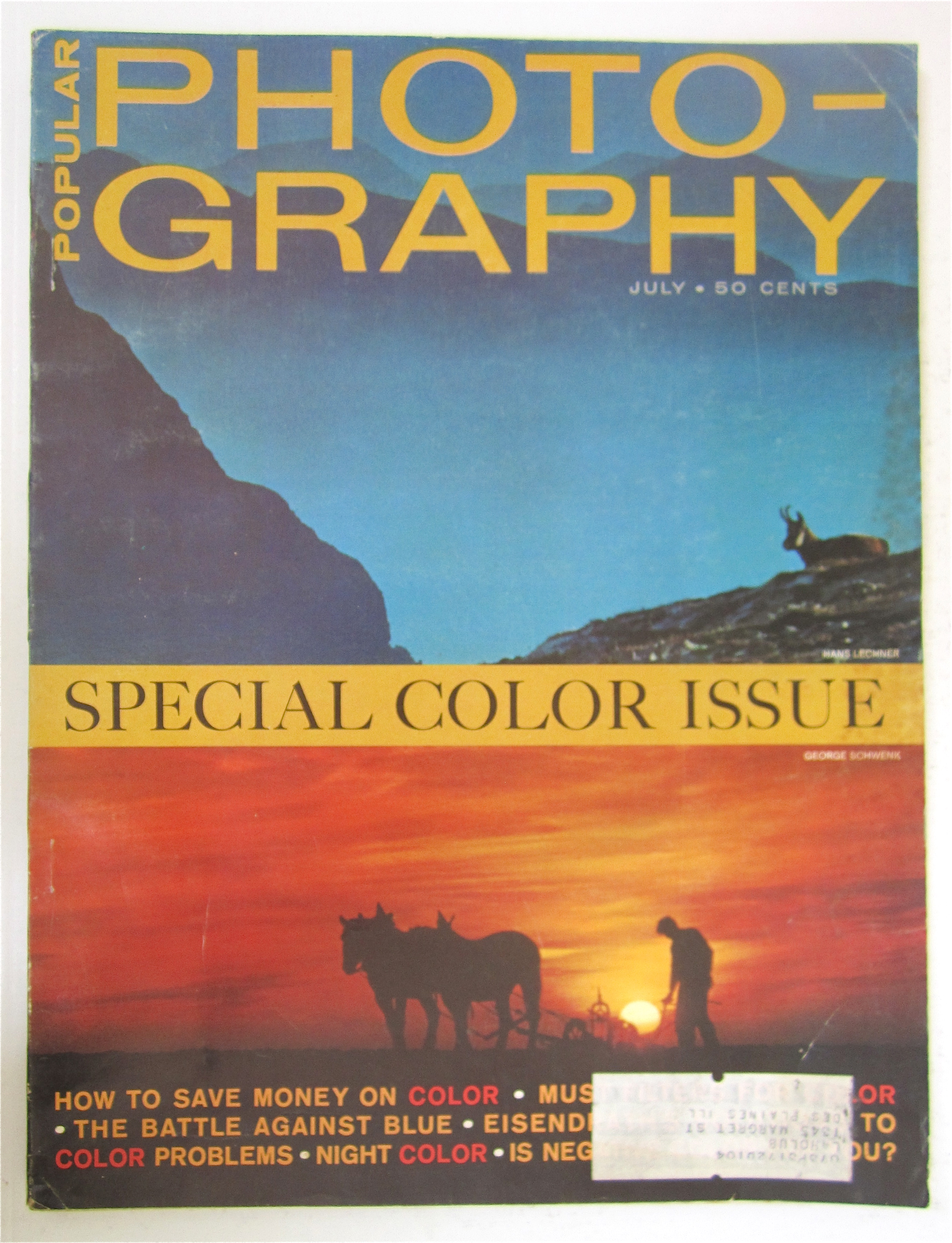 Popular Photography Magazine July 1964 Special Color