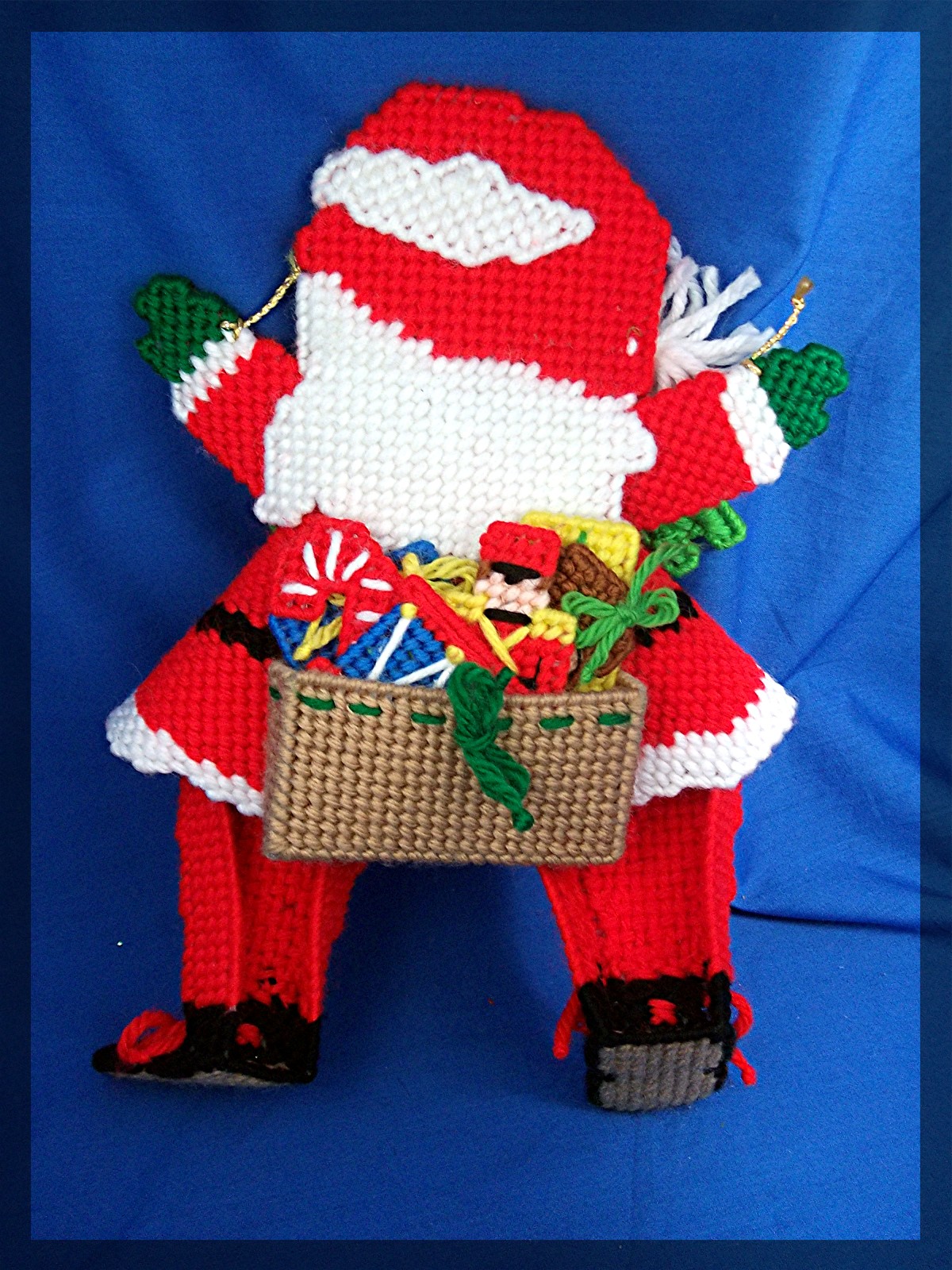 Christmas Santa with NOEL sign Hand Made