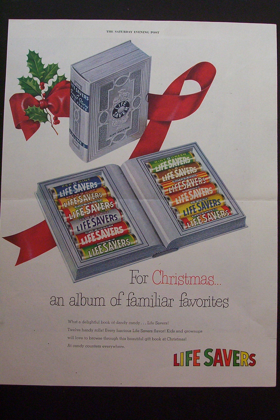 1949 Lifesavers with Album of Favorites For Christmas
