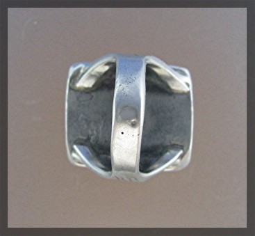 NativeAmerican Sterling Silver Cerillos Turquoise Ring