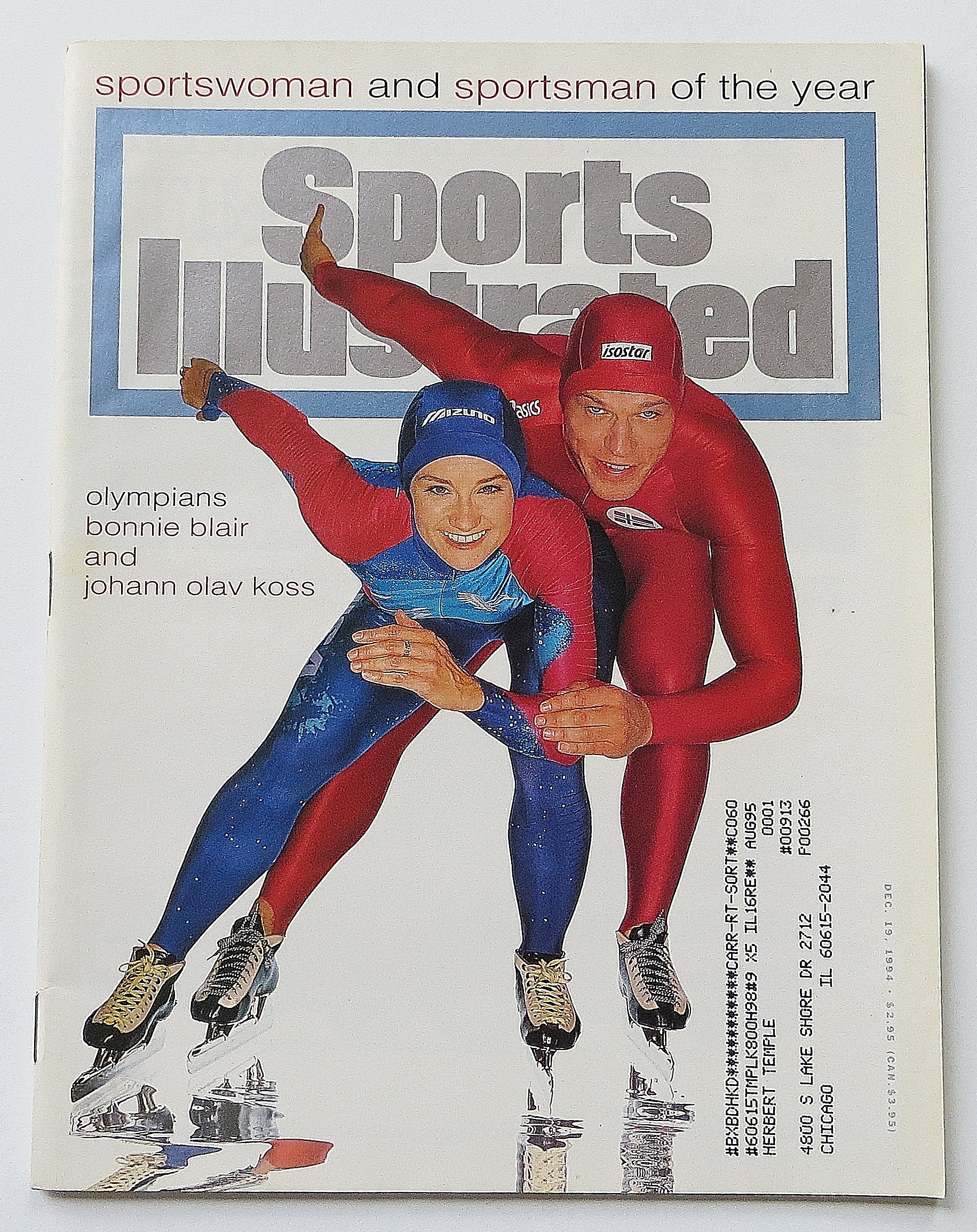 Sports Illustrated December 19, 1994 Blair & Koss