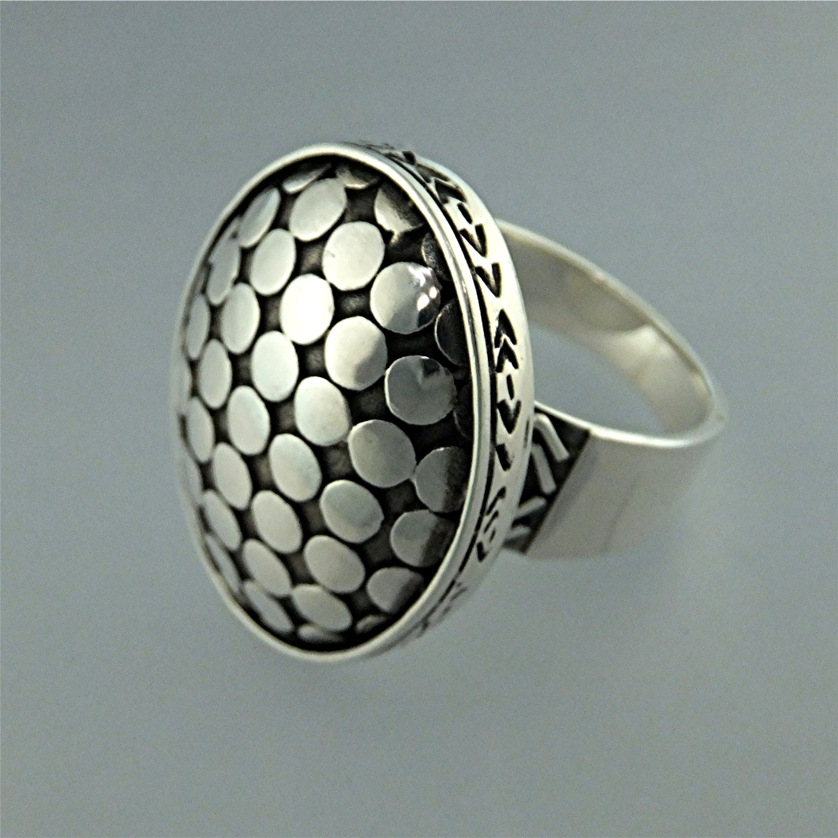 Ring Sterling Silver Pebbles By De Gruchy Indonesia
