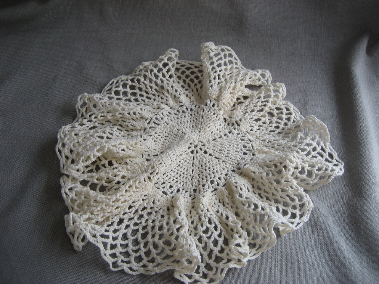 Cream Doily