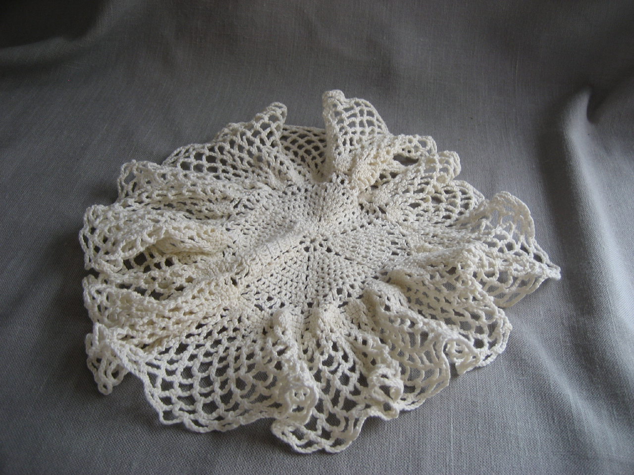 Cream Doily