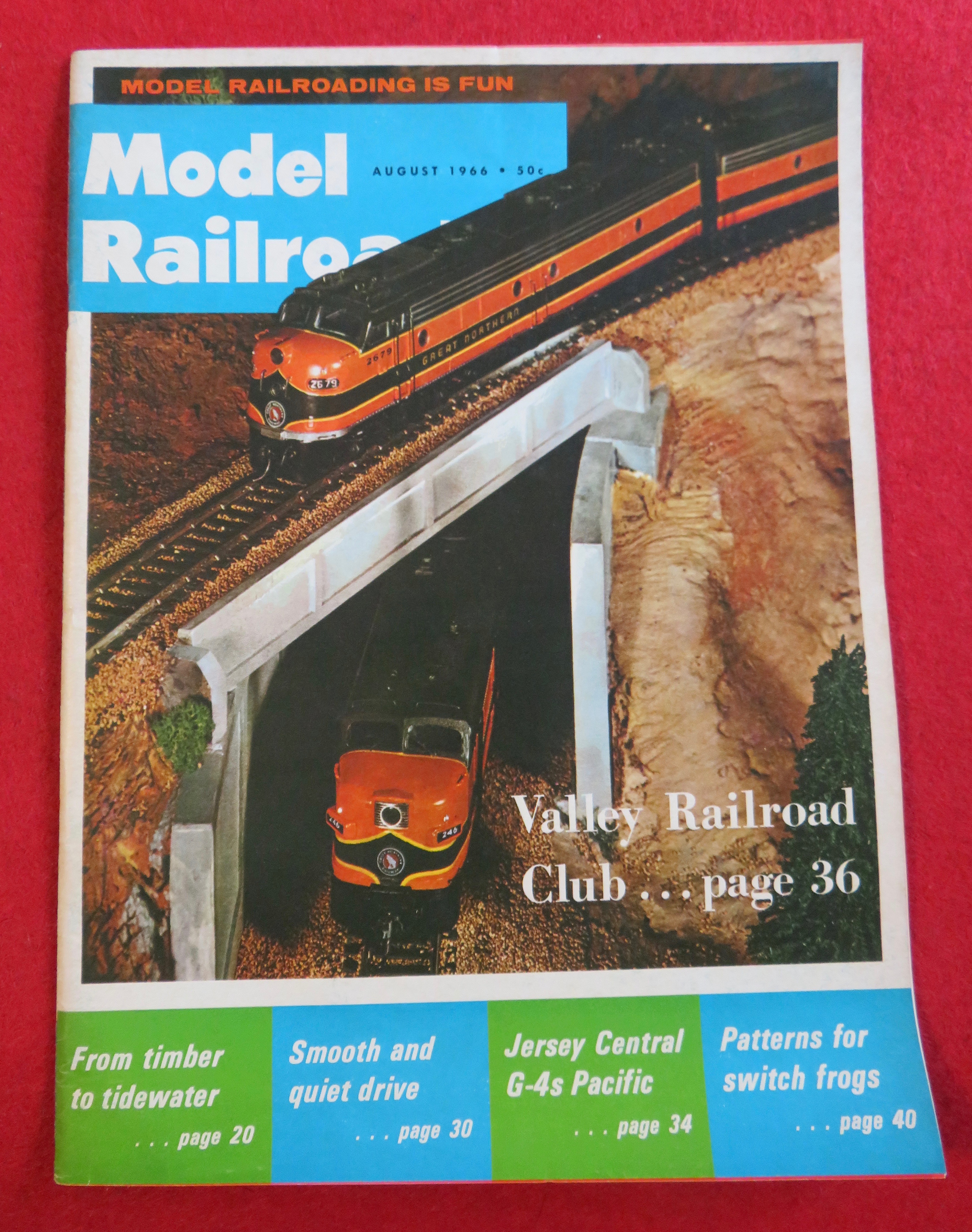 Model Railroader Magazine August 1966