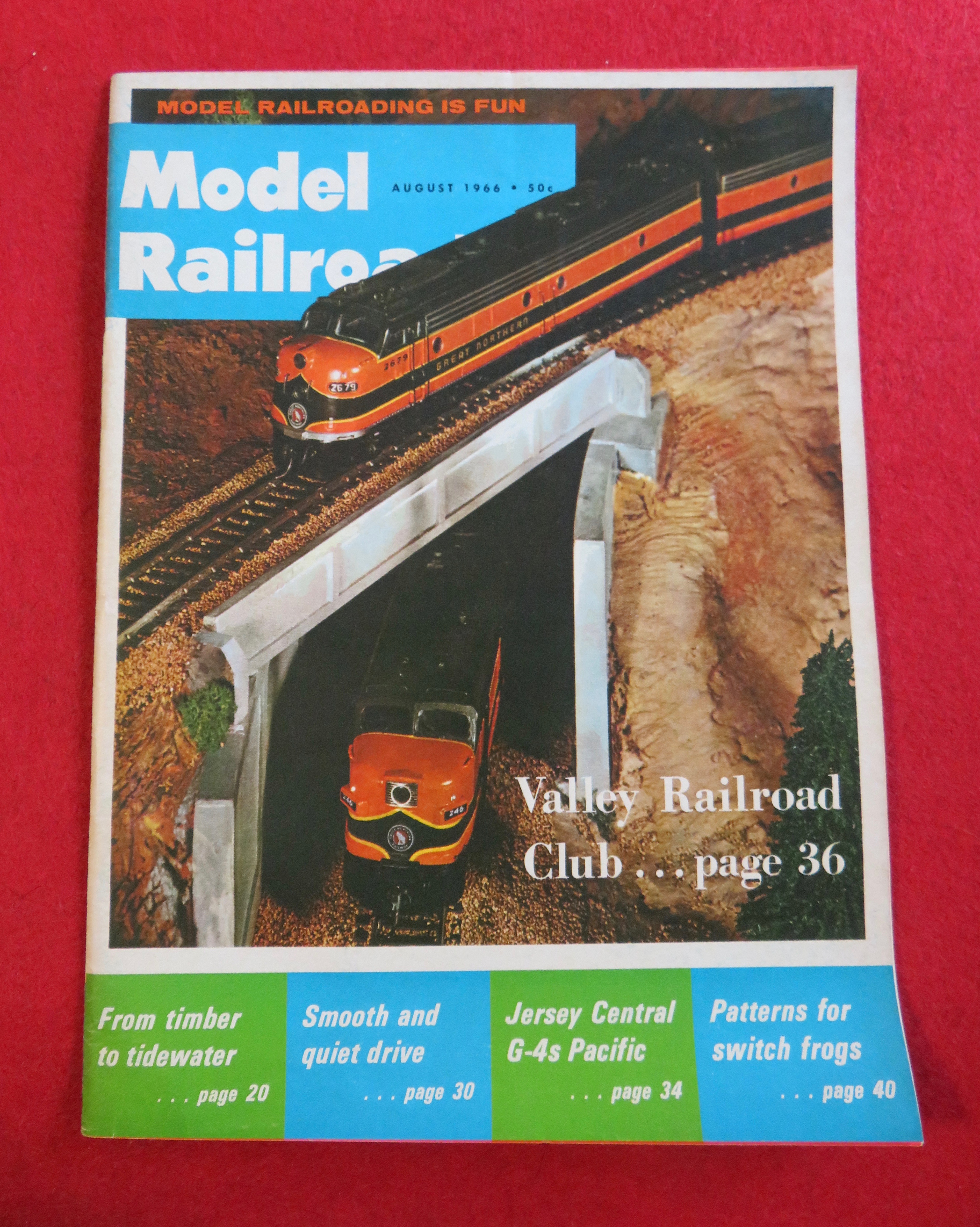 Model Railroader Magazine August 1966