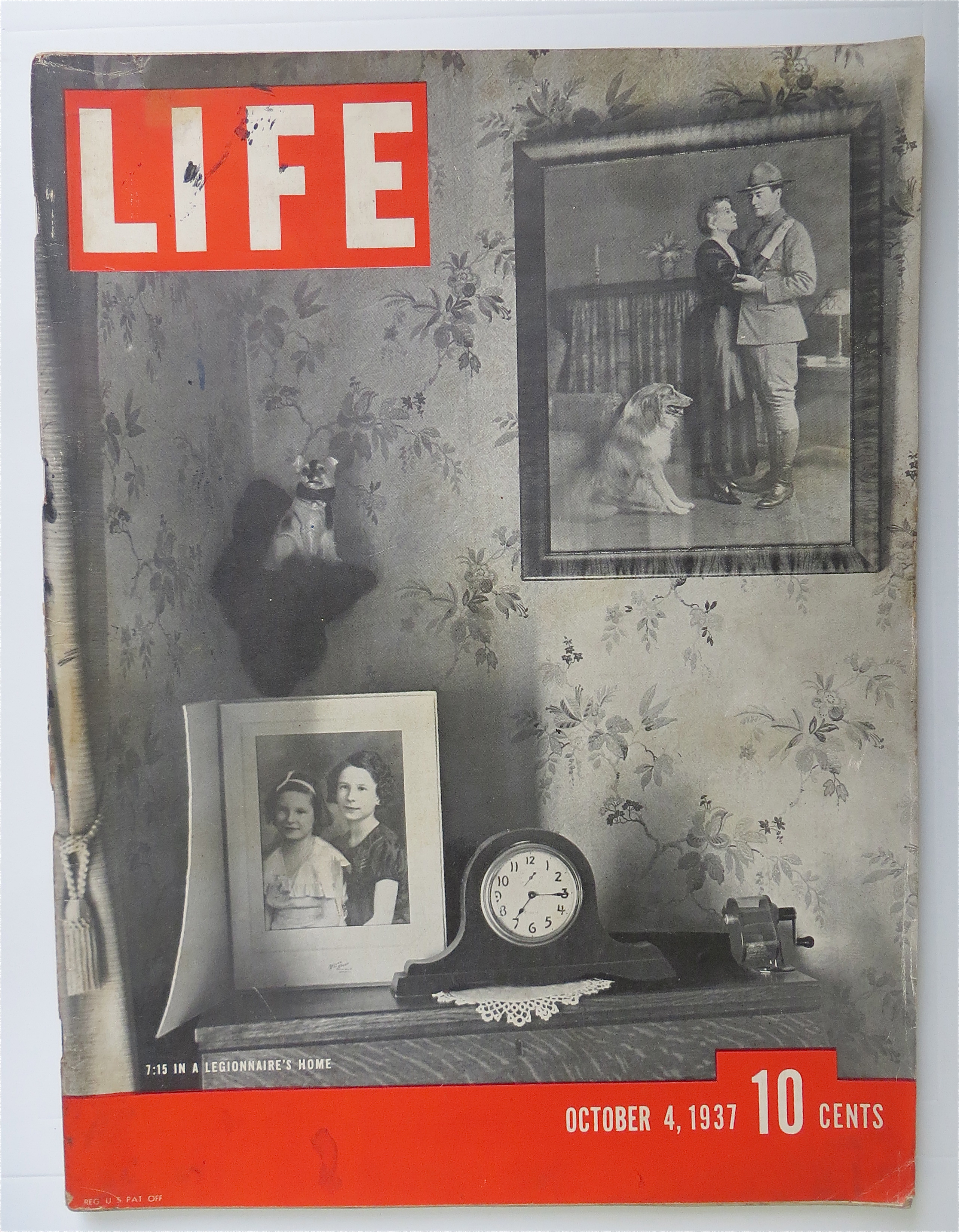 Life Magazine October 4, 1937 In A Legionnaire's Home
