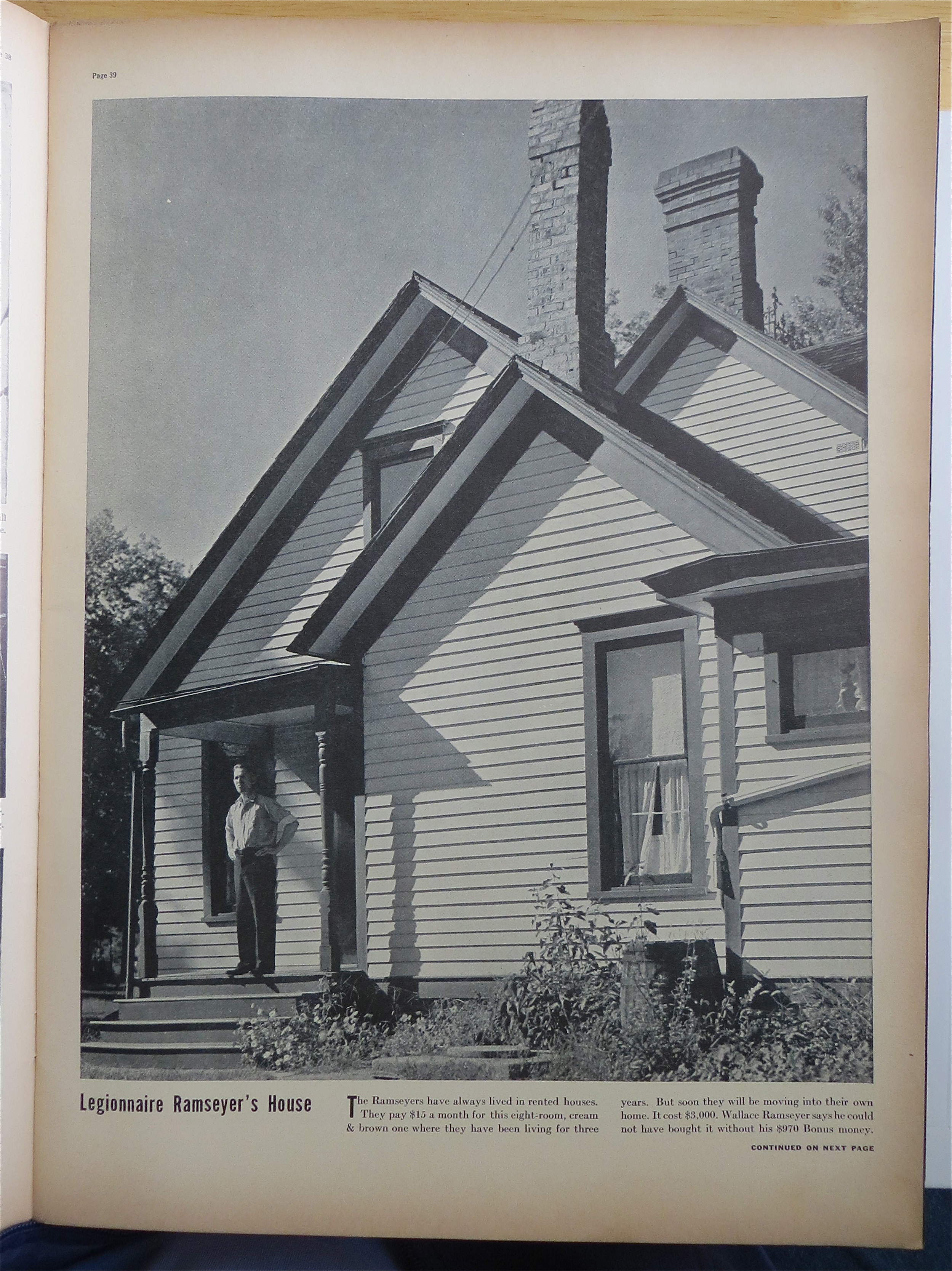 Life Magazine October 4, 1937 In A Legionnaire's Home