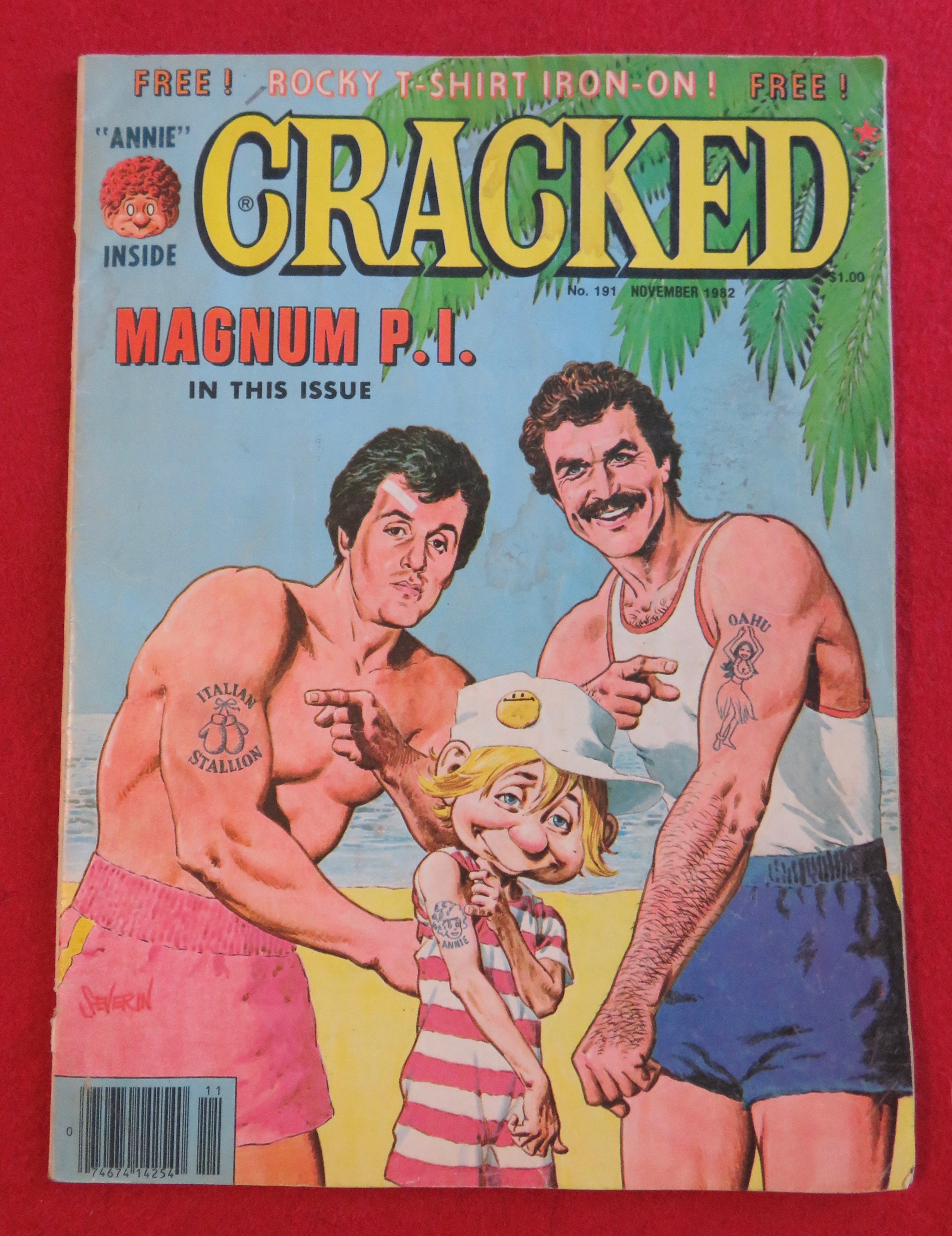 Cracked Magazine November 1982 Magnum P I