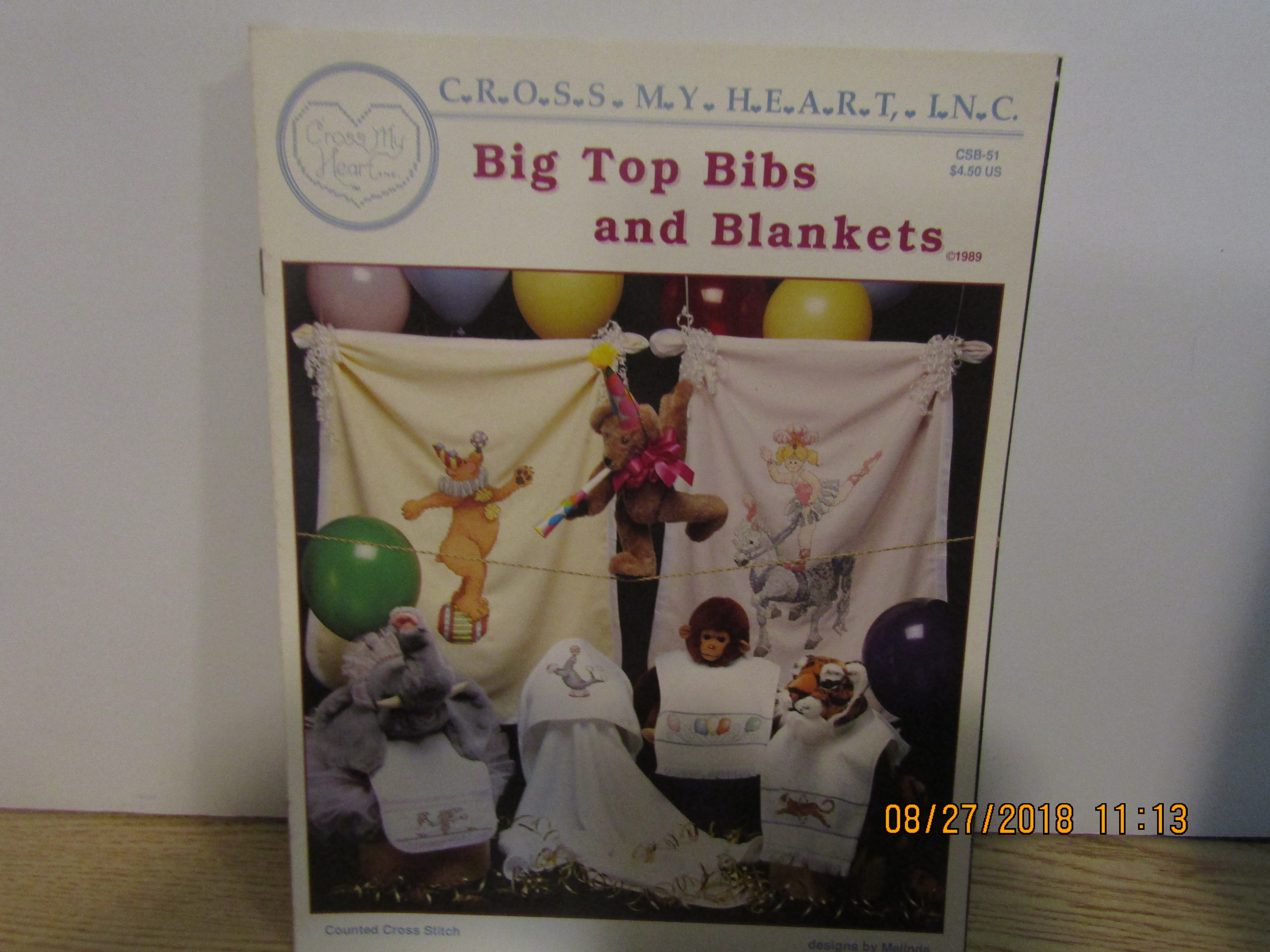Cross My Heart Book Big Top Bibs & Blankets #csb51