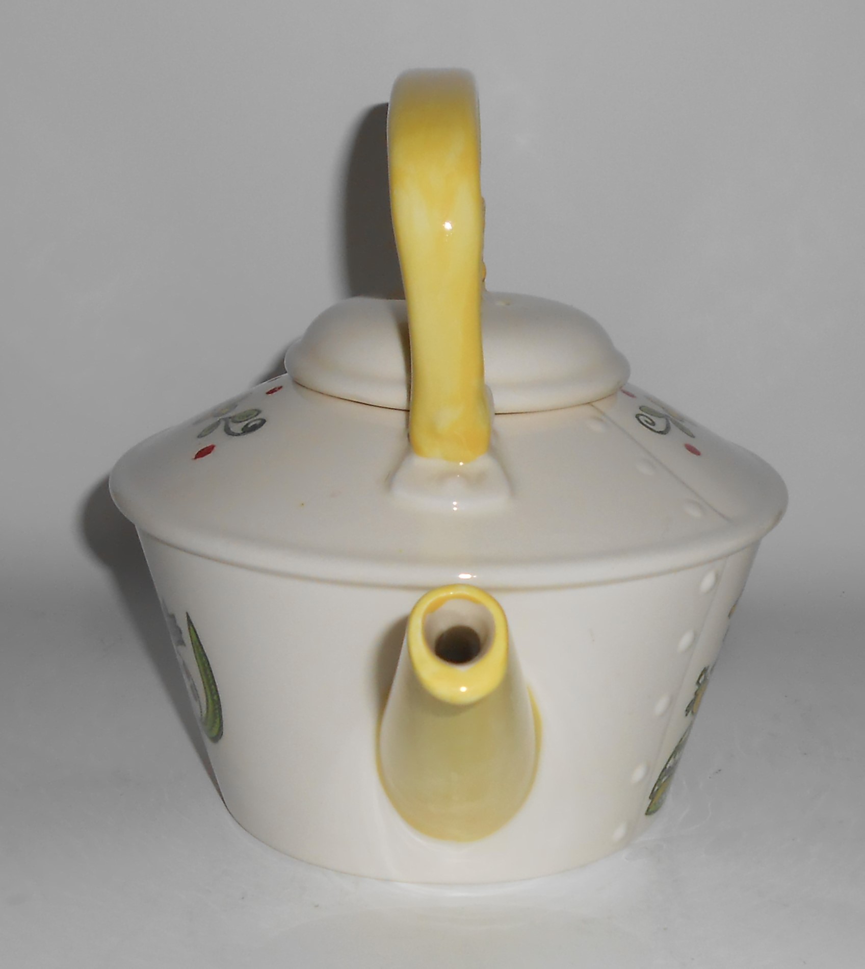 Metlox Pottery Poppy Trail Happy Time Teapot w/Lid MINT