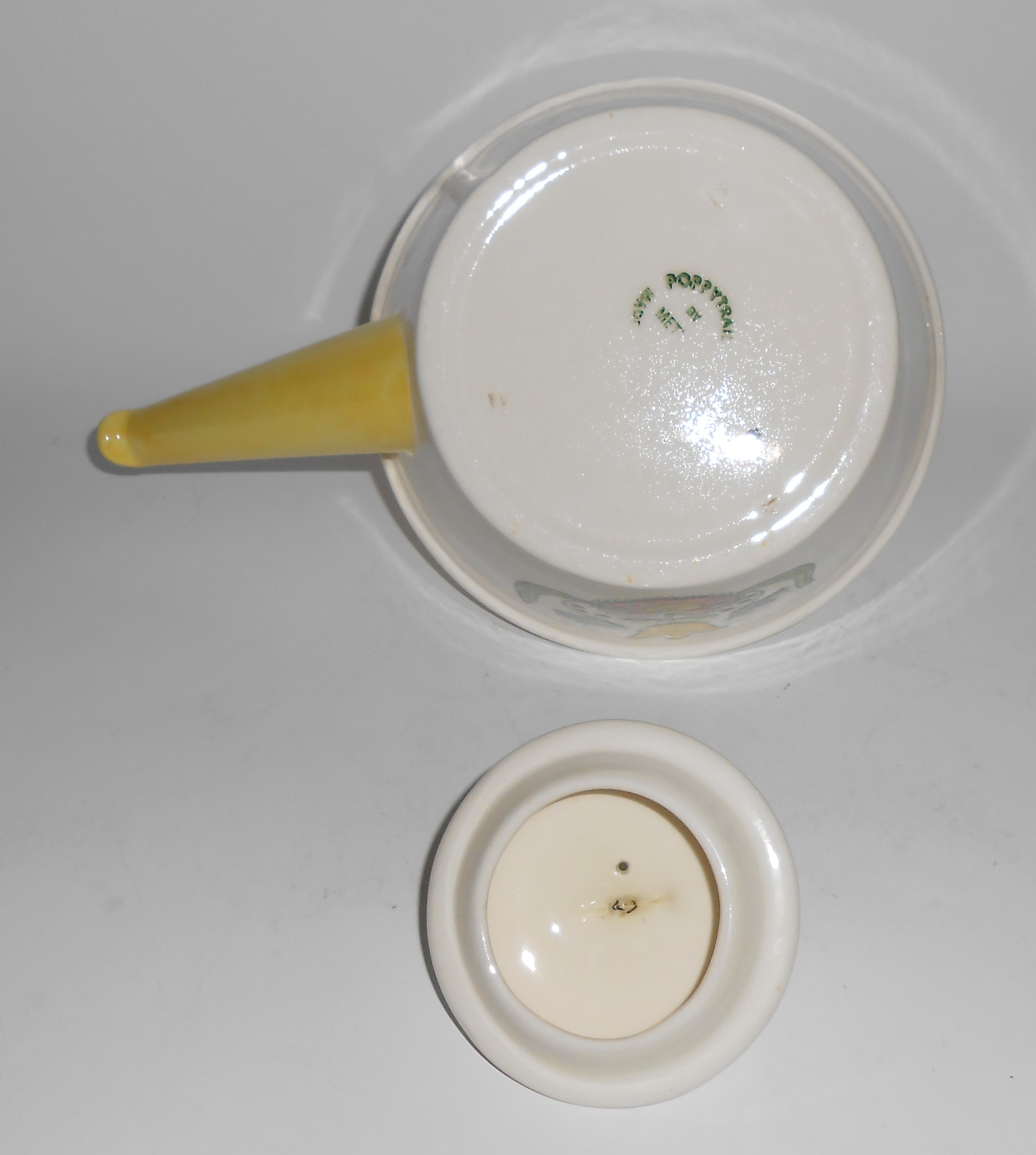 Metlox Pottery Poppy Trail Happy Time Teapot w/Lid MINT