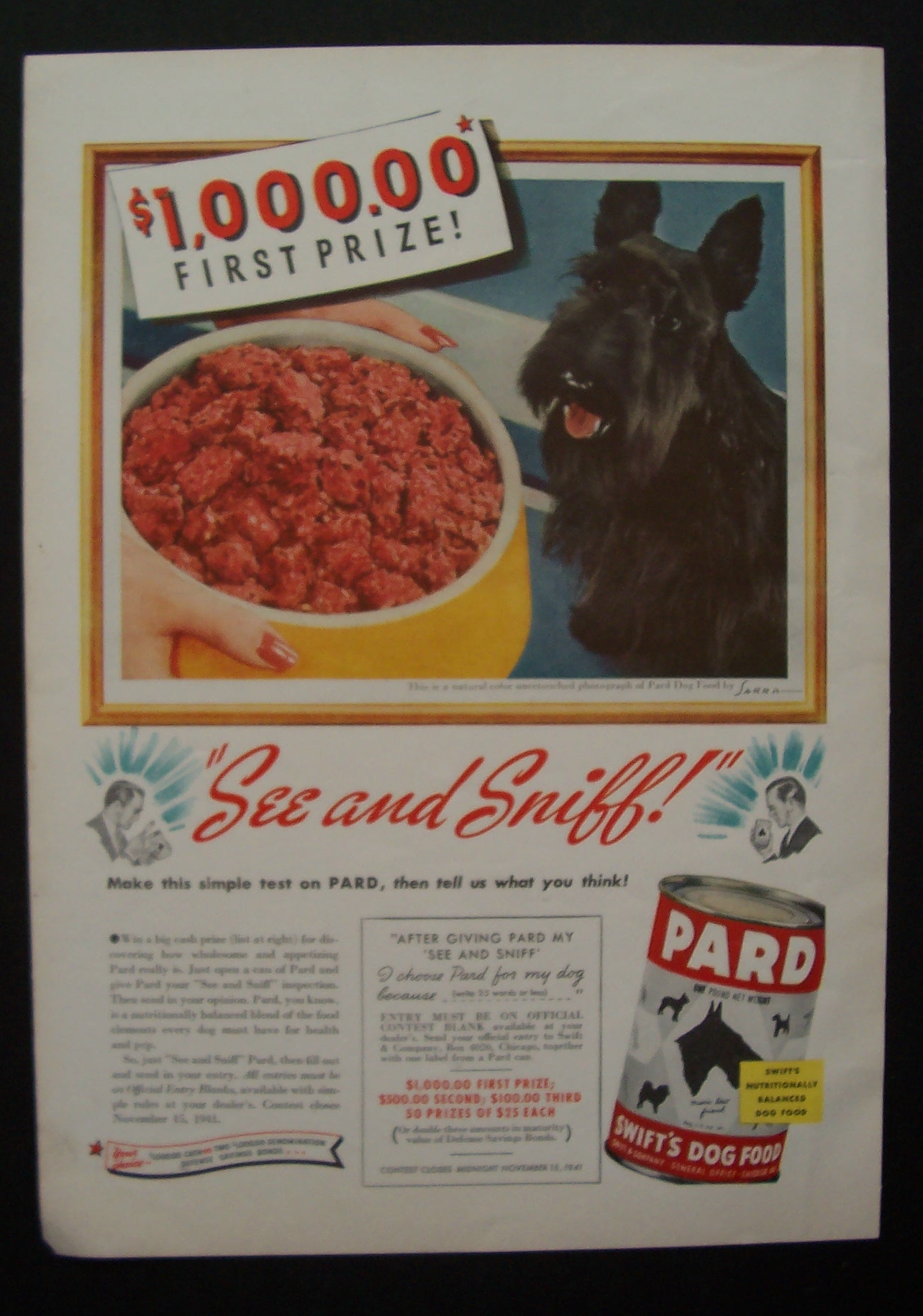 1941 Pard Swift's Dog Food