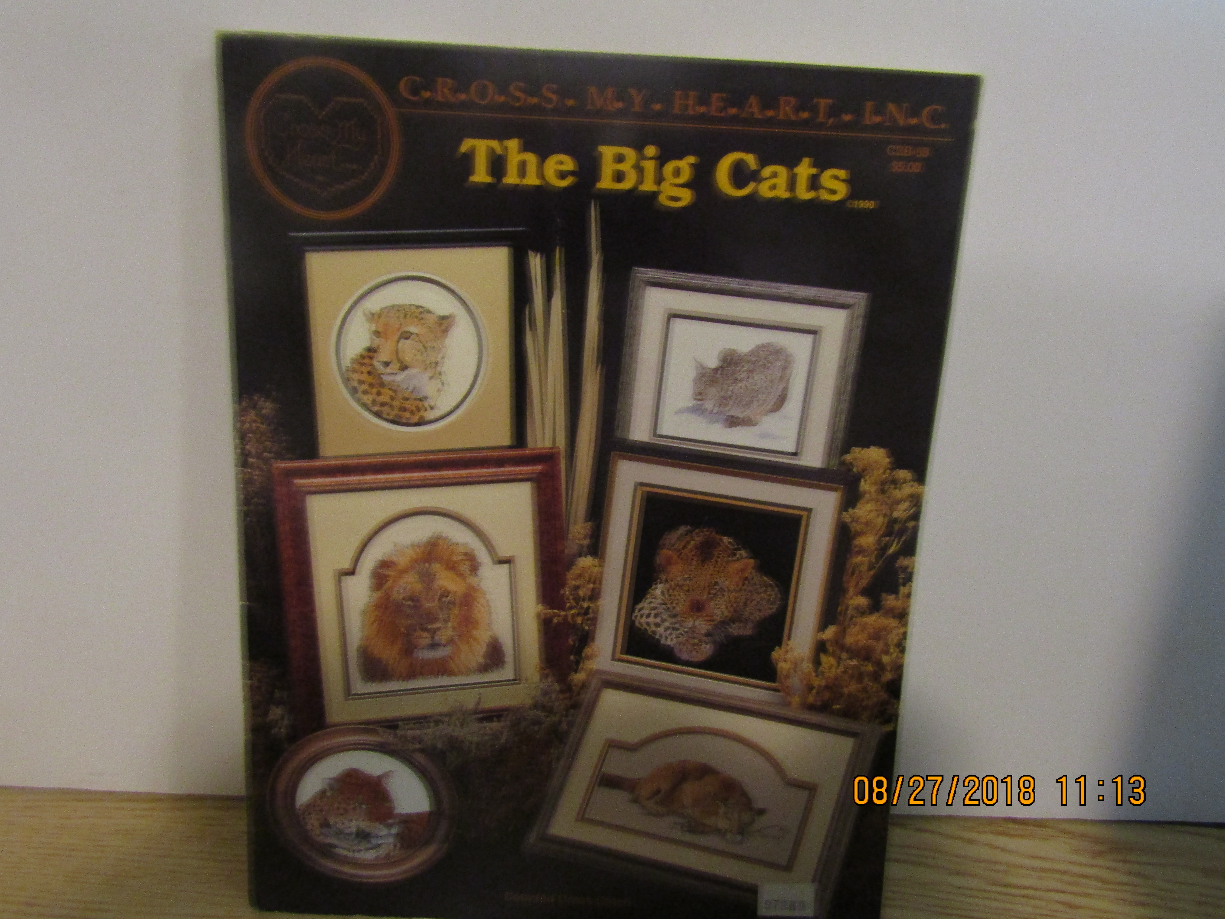 Cross My Heart Craft Book The Big Cats #csb58