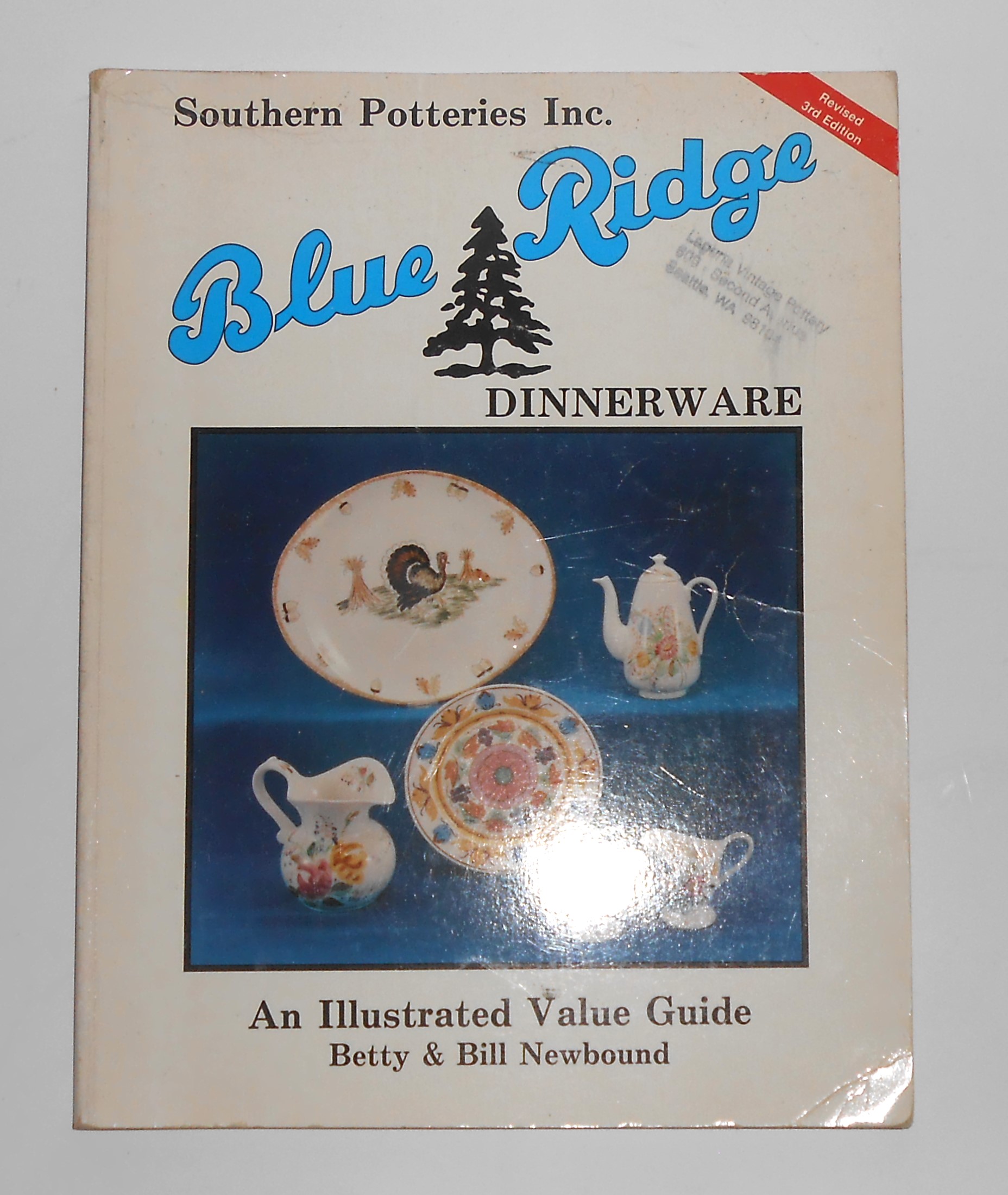 3rd Edition 1989 Blue Ridge Pottery Book - Laguna Copy