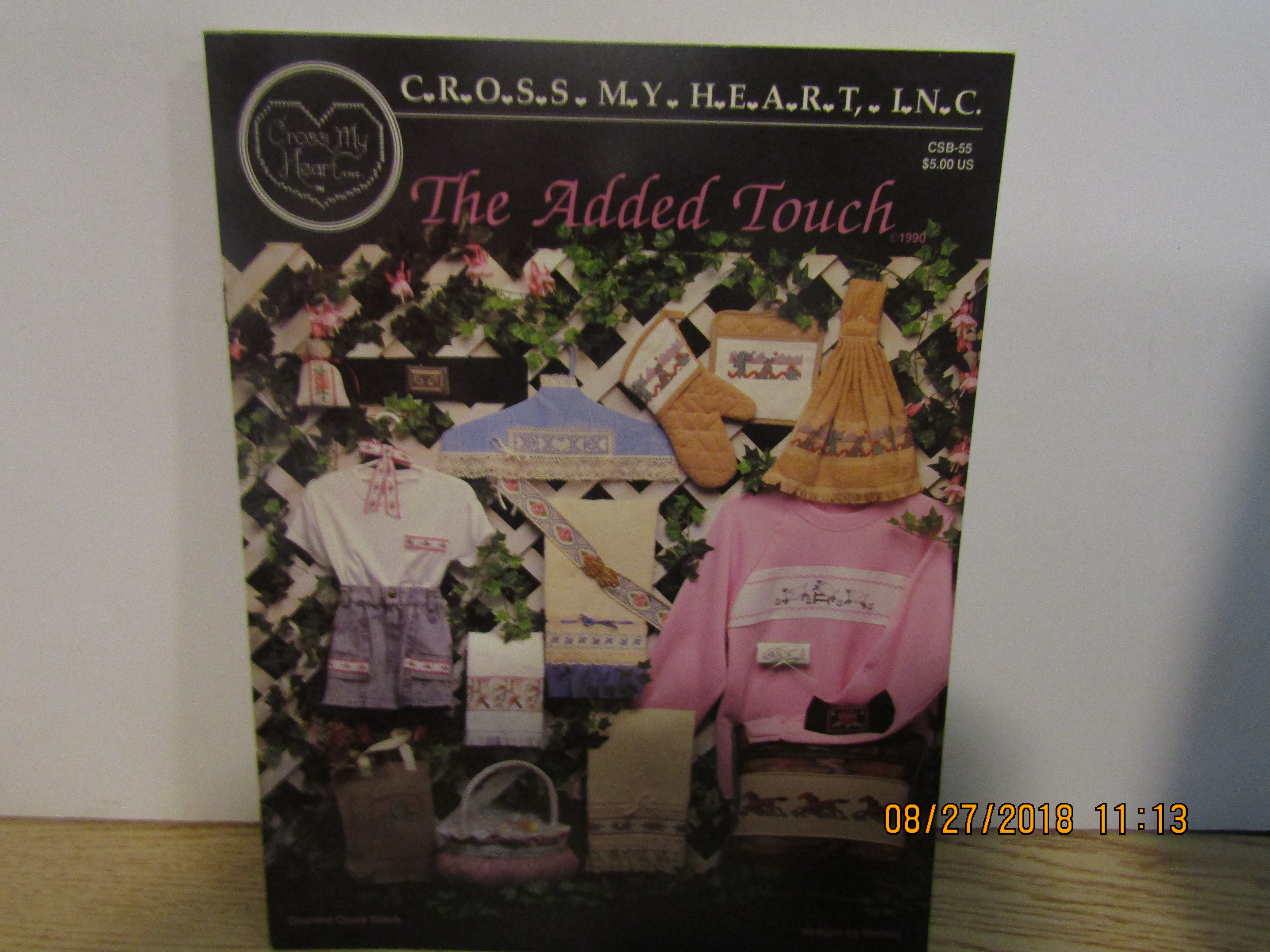Cross My Heart Craft Book The Added Touch #csb55