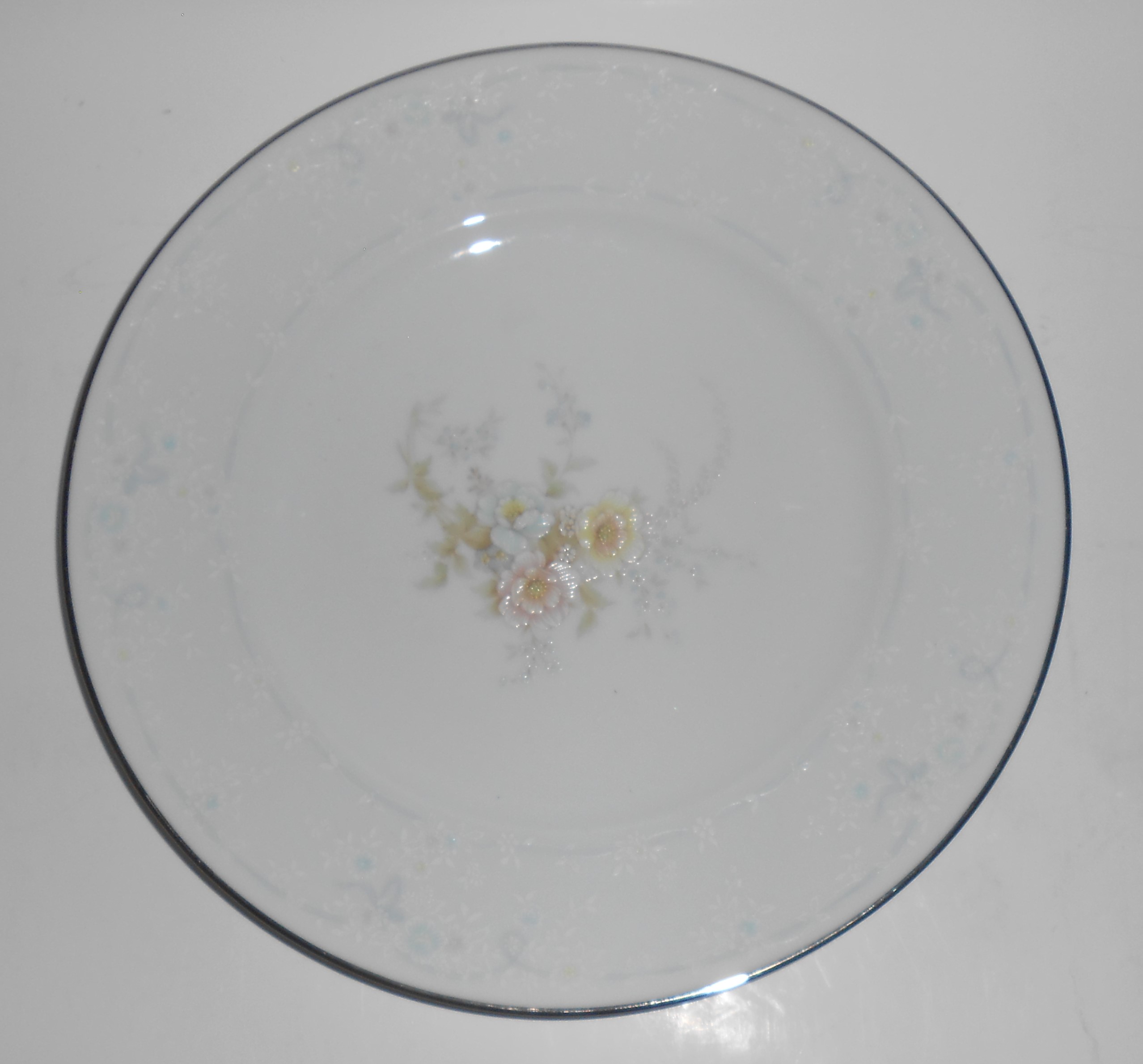 Noritake China Porcelain Platinum 2963 Anticipation Din