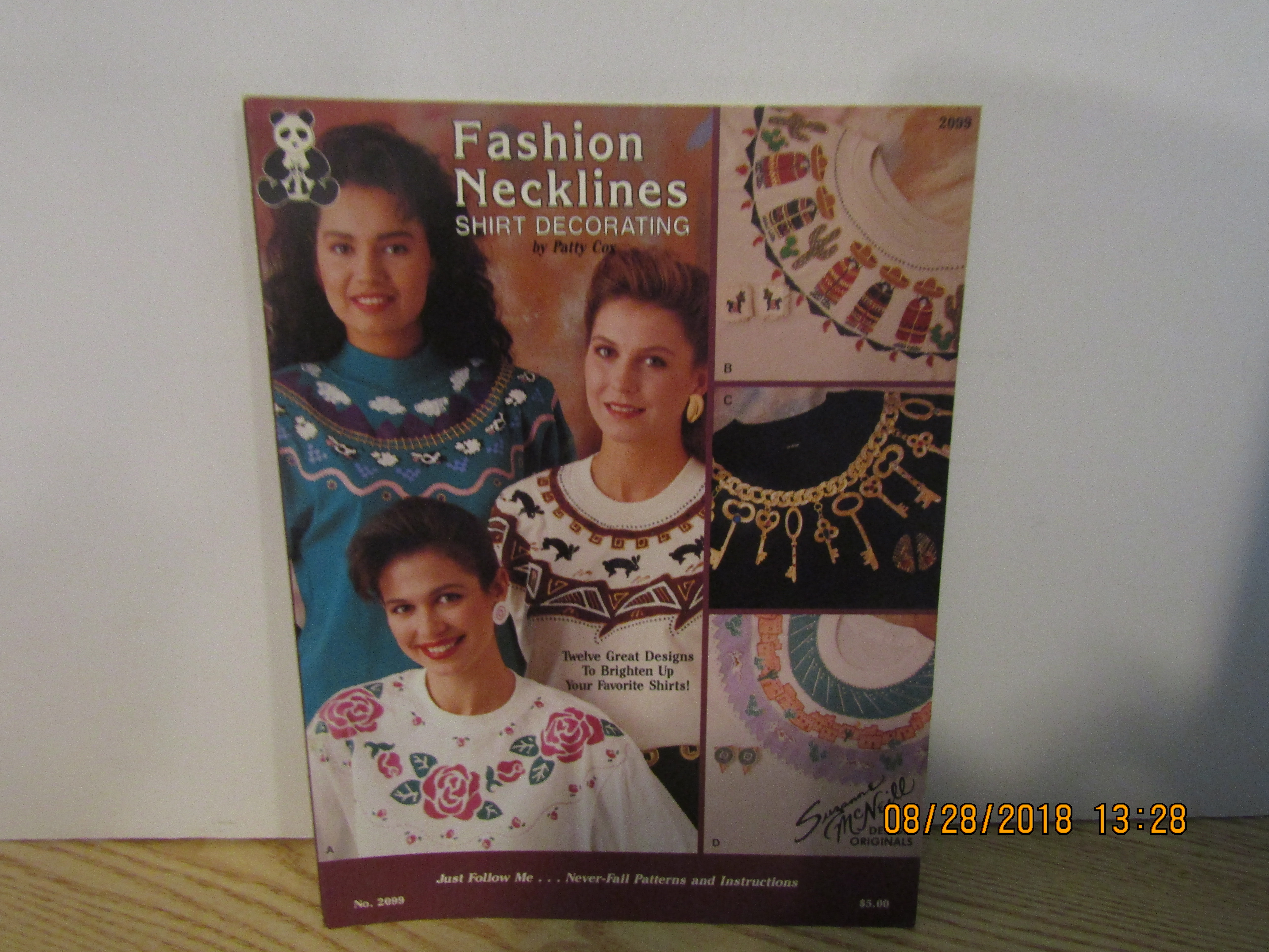 DesignOriginal Fashion Necklines Shirt Decorating #2099