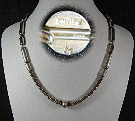 Native American Sterling Silver Wilbur Musket Jr Neckla