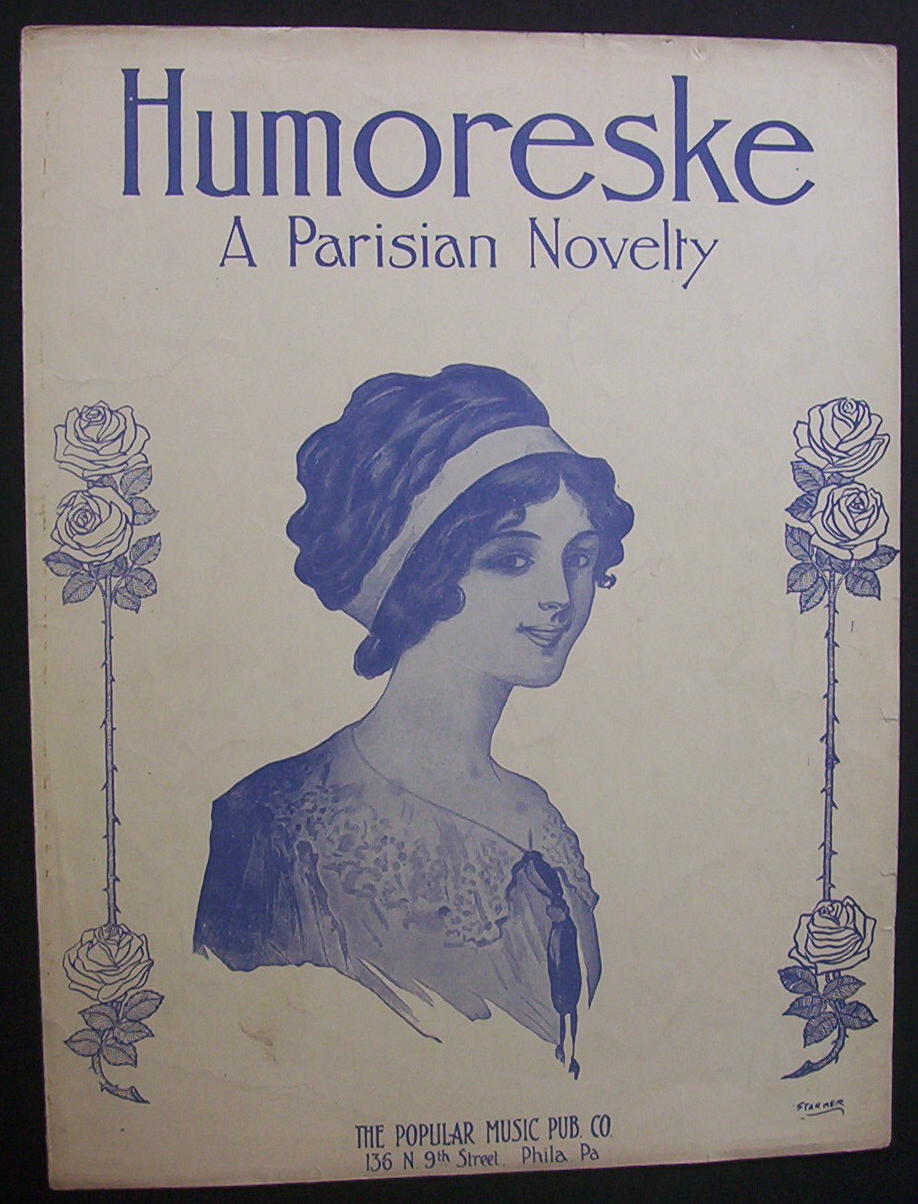 Sheet Music For 1911 Humoreske (A Parisian Novelty)