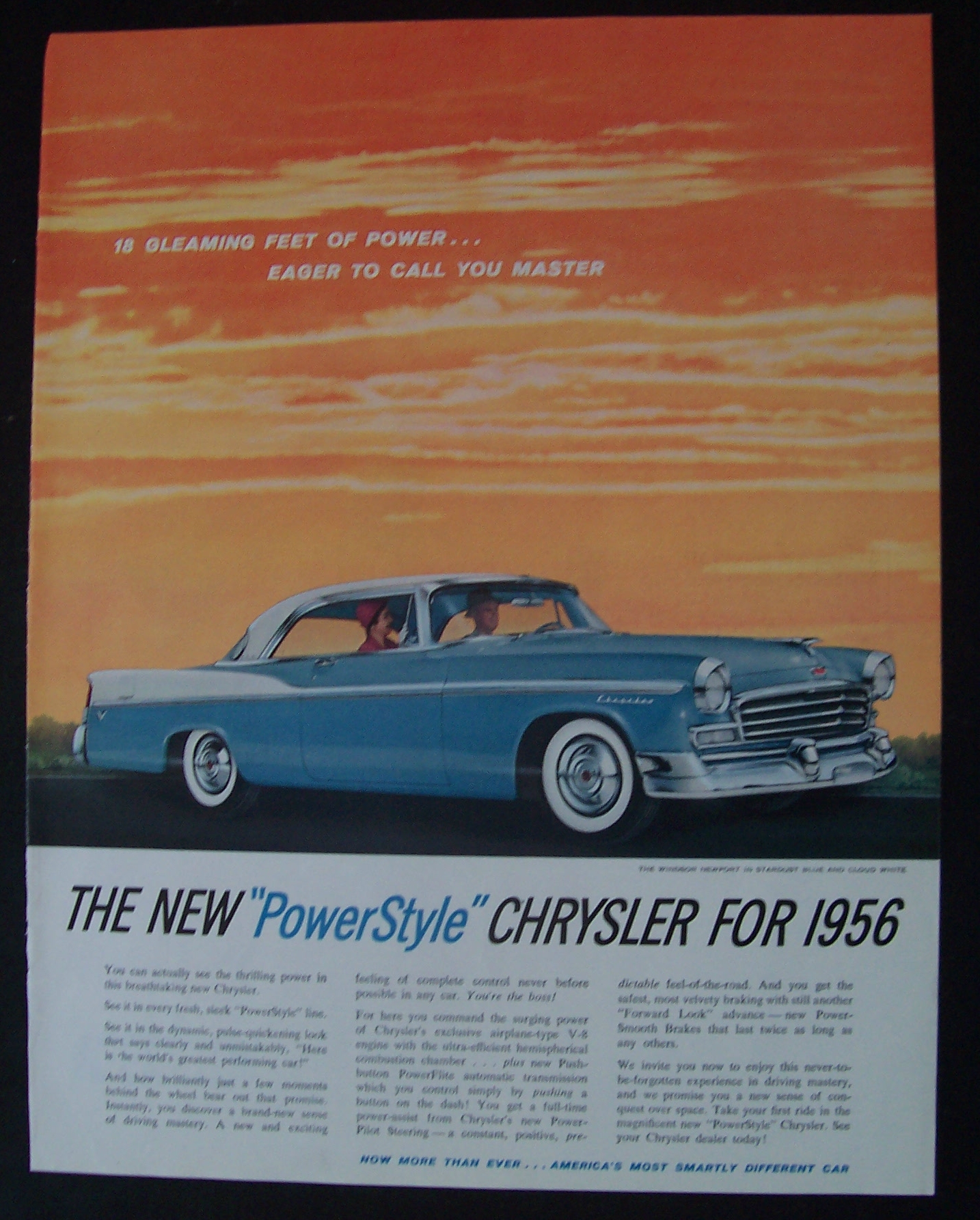 1955 Chrysler with the Windsor Newport