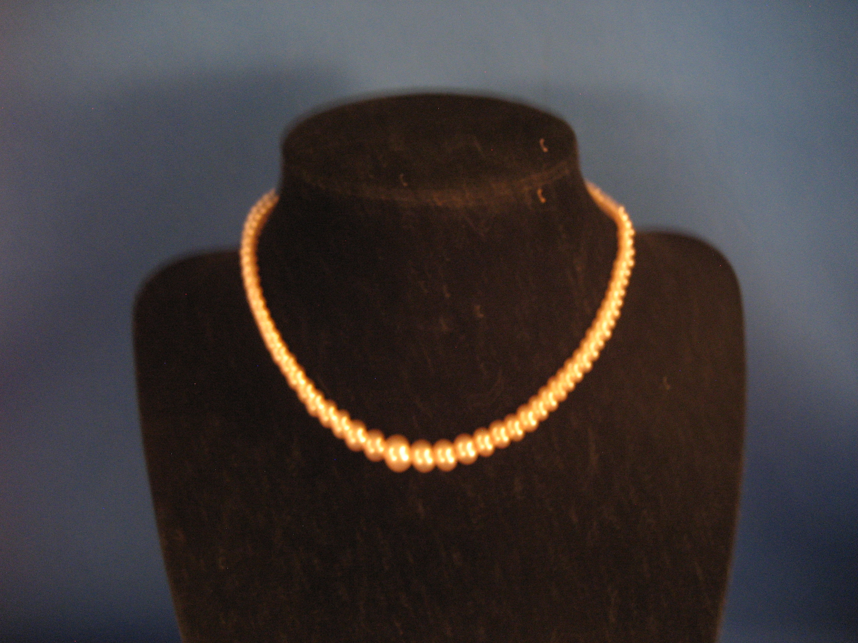 Pink Child's Pearl Necklace