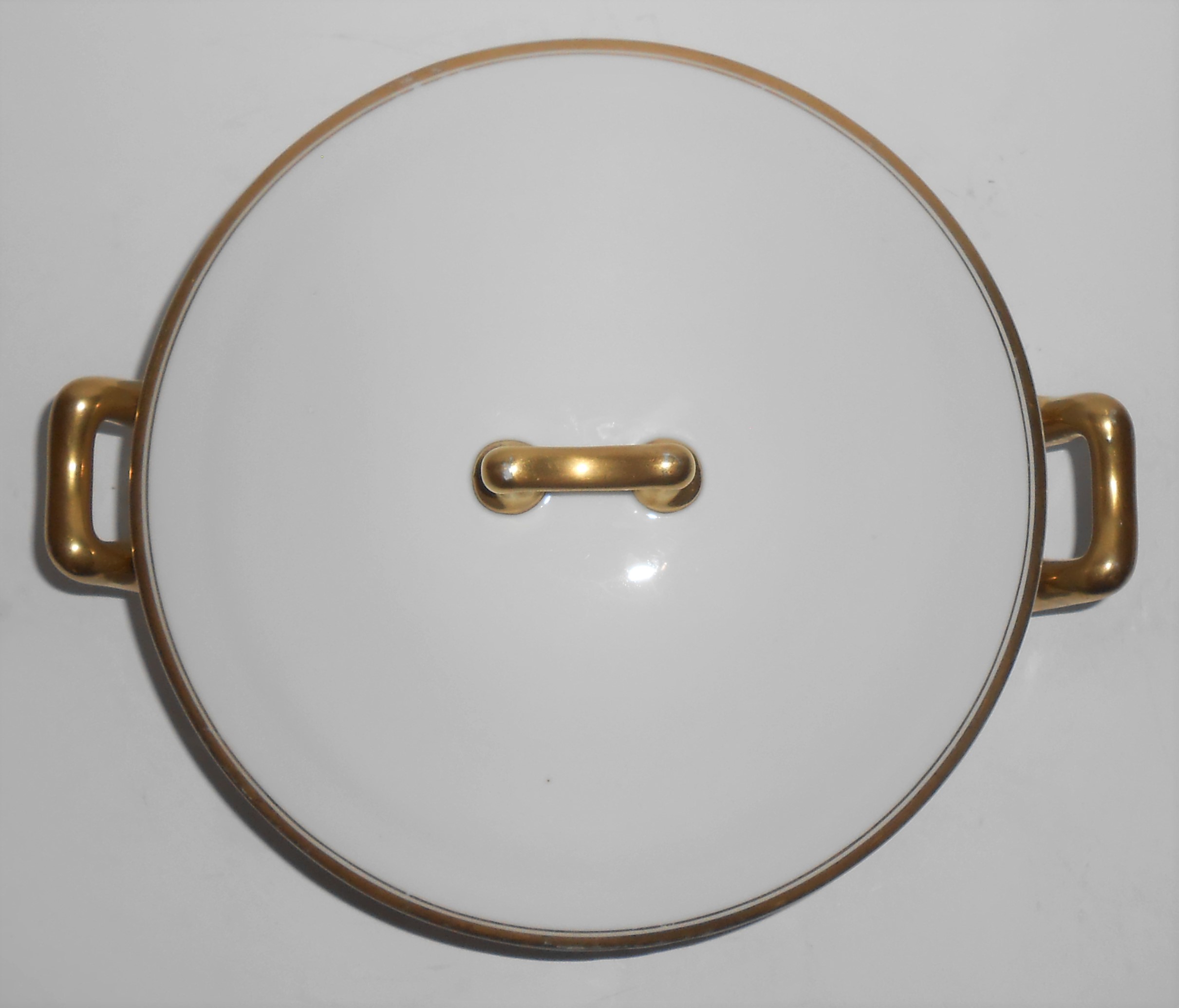 Paul Muller Porcelain China Gold Banded Covered Veg