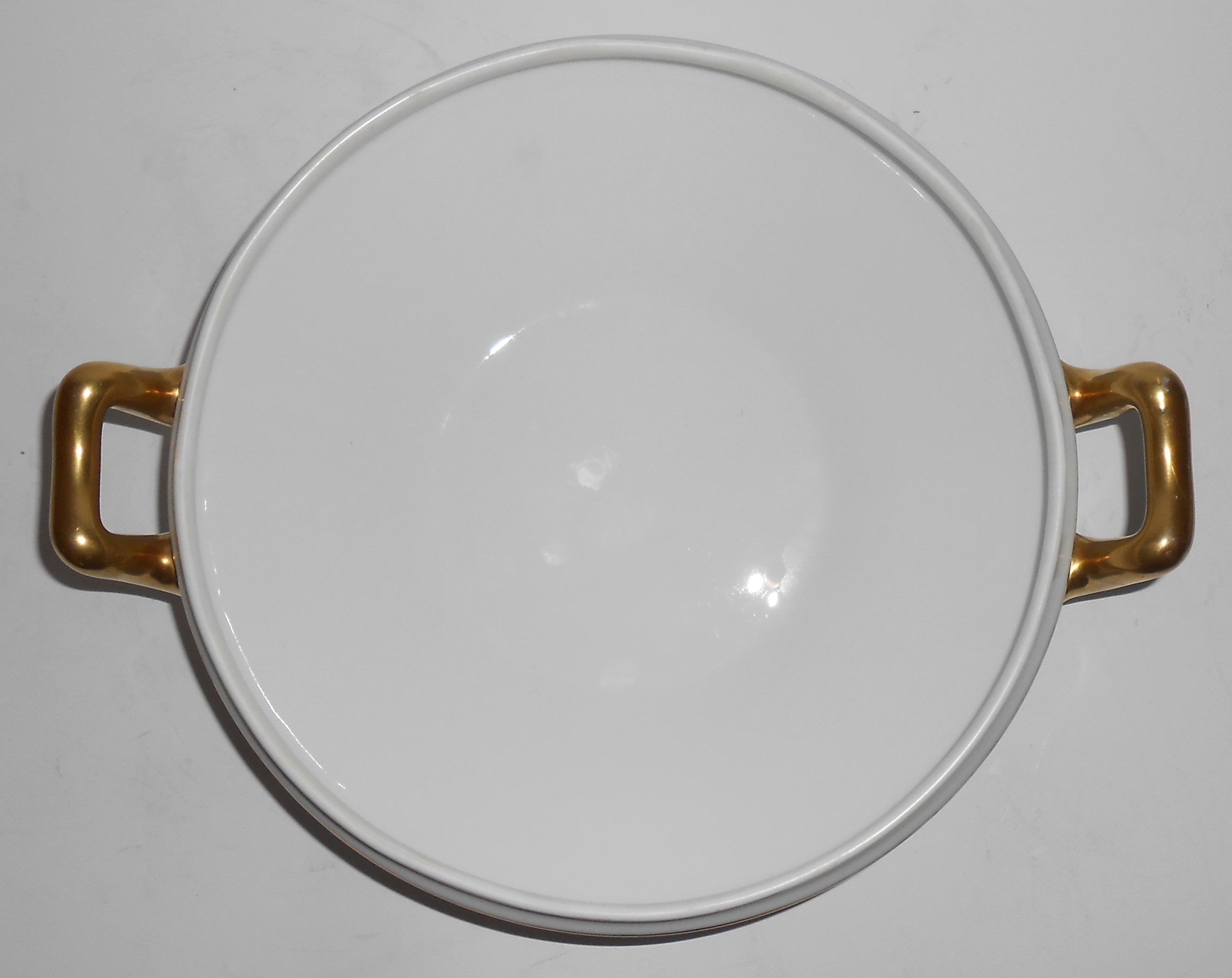 Paul Muller Porcelain China Gold Banded Covered Veg