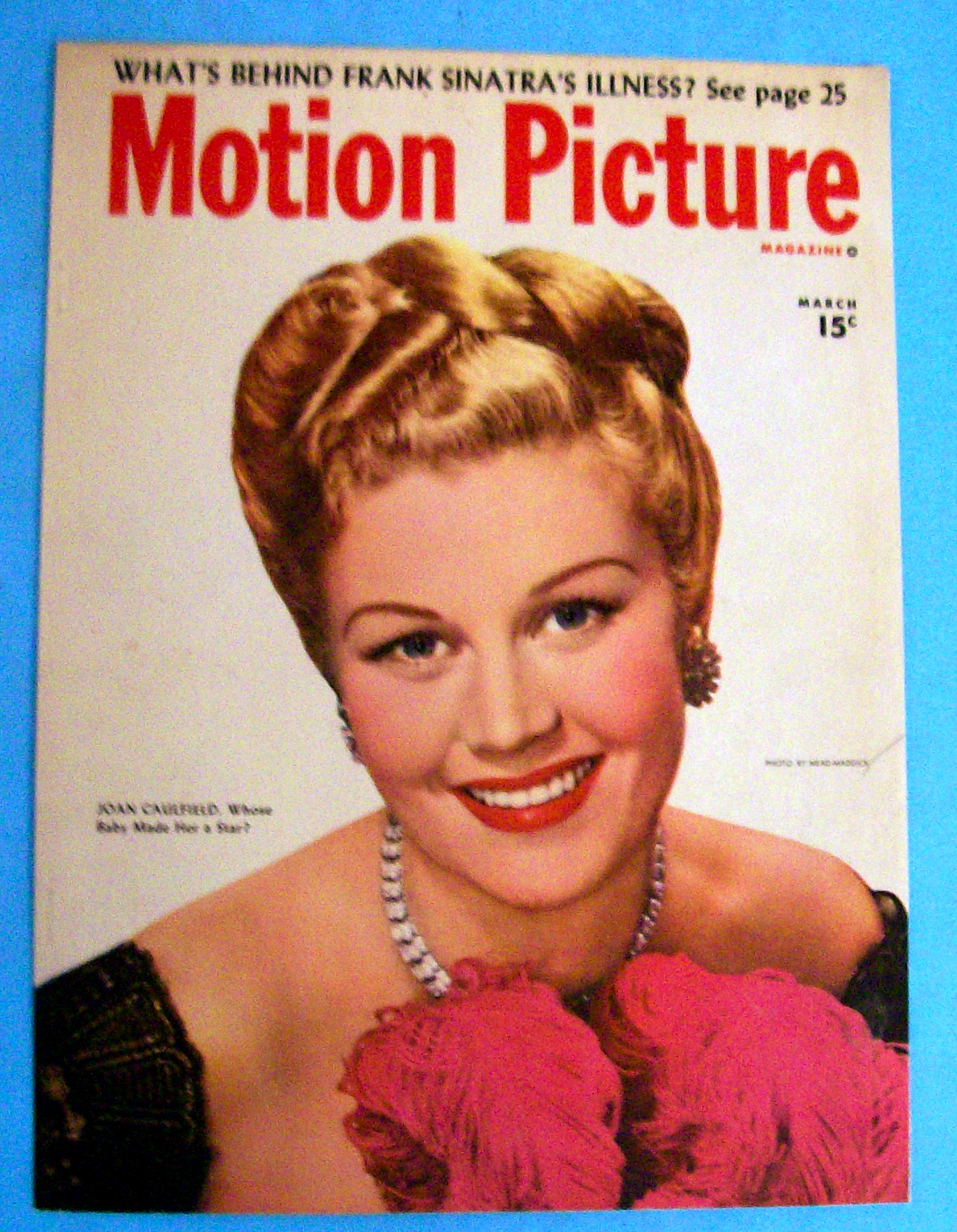 Motion Picture Magazine Cover March 1947 Joan Caulfield