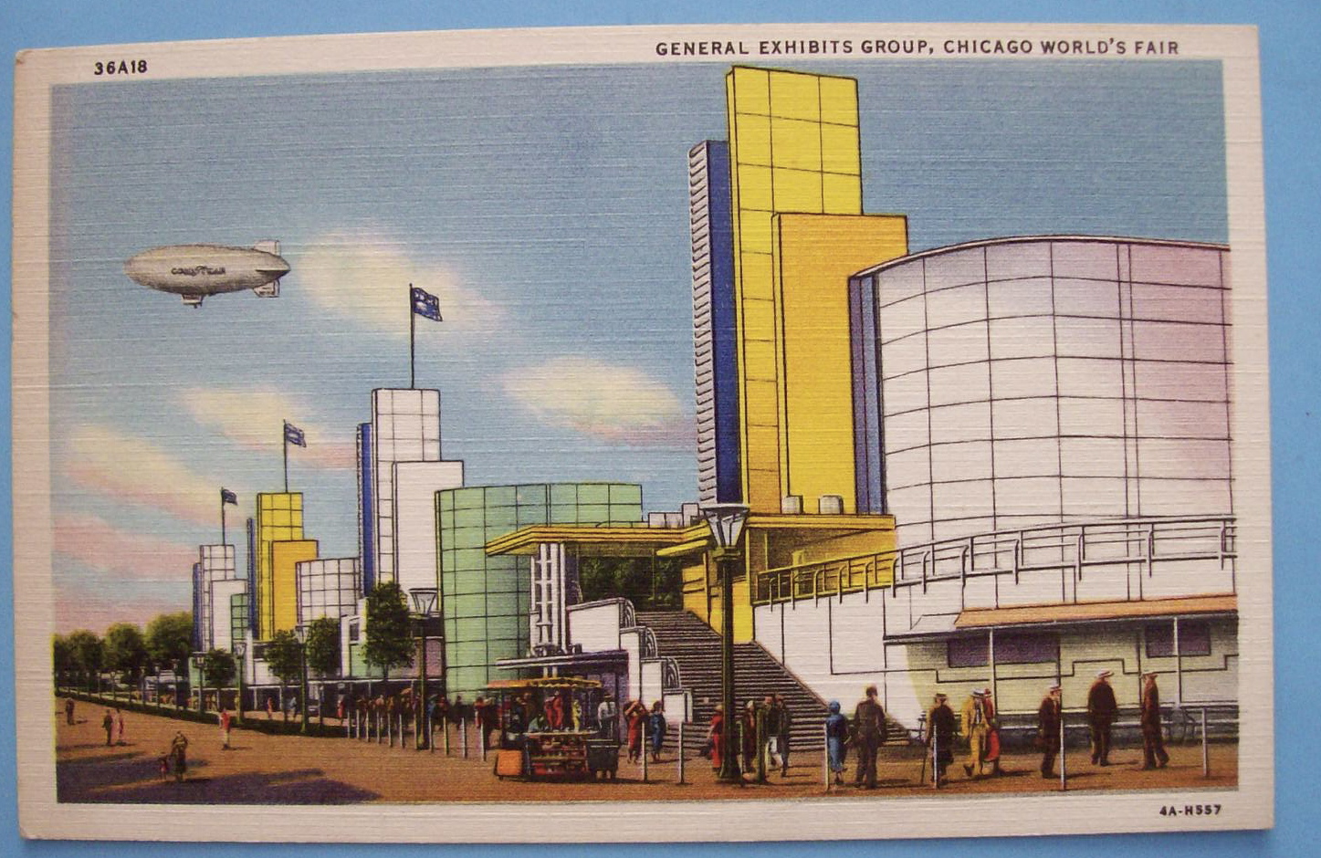 General Exhibits Postcard (1933 Chicago Fair)