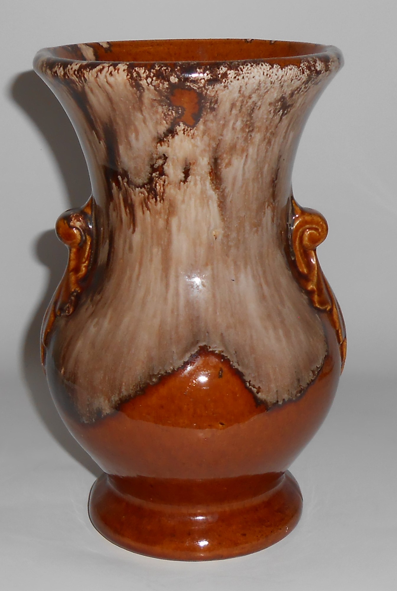 Brush McCoy Pottery Brown Onyx 8" Vase #742