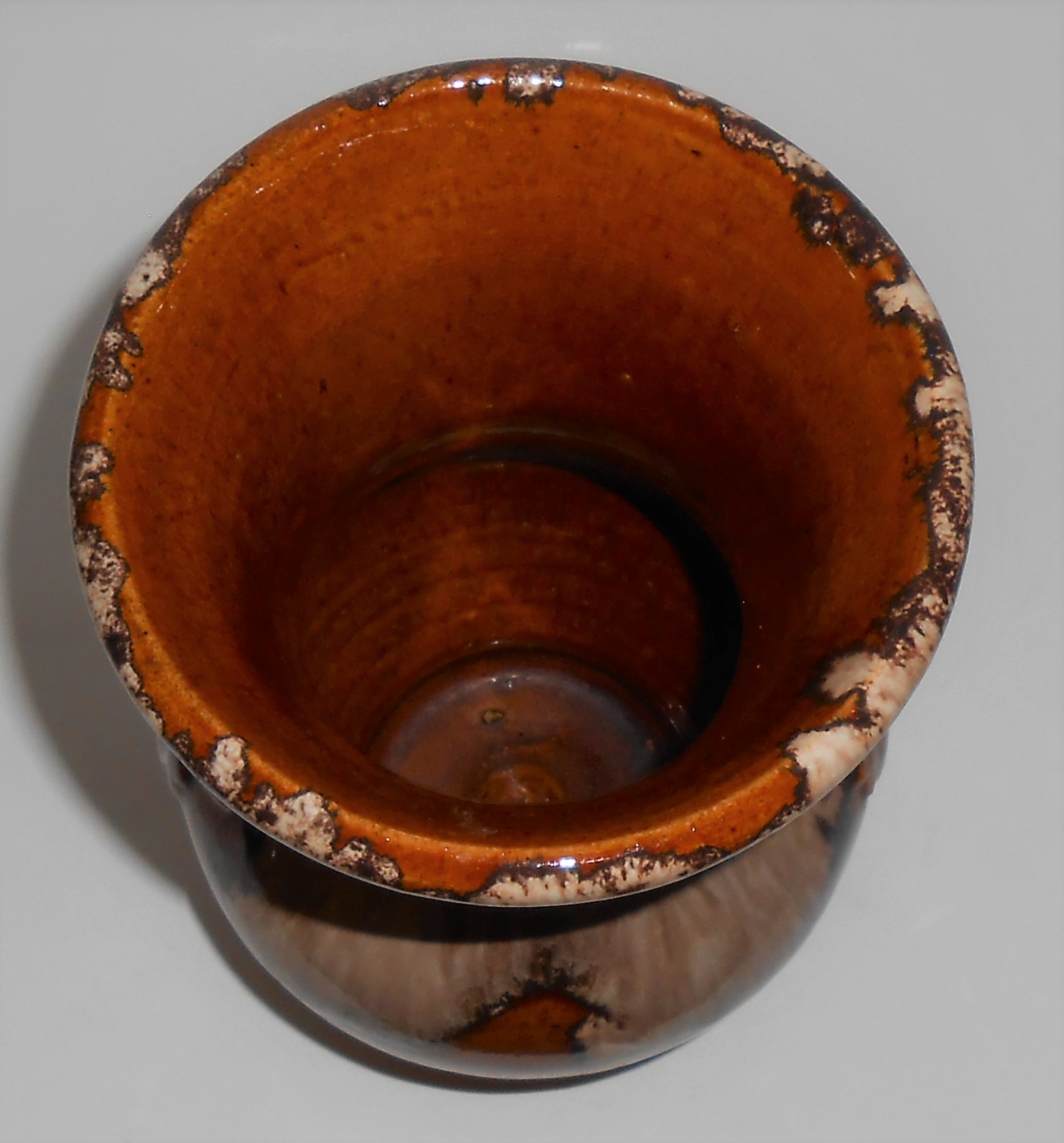 Brush McCoy Pottery Brown Onyx 8" Vase #742
