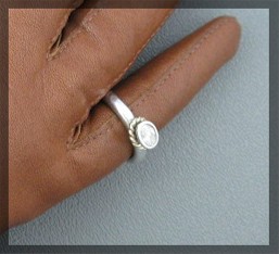 Ring Pandora Sterling Silver Crystal  Gold ALE 925