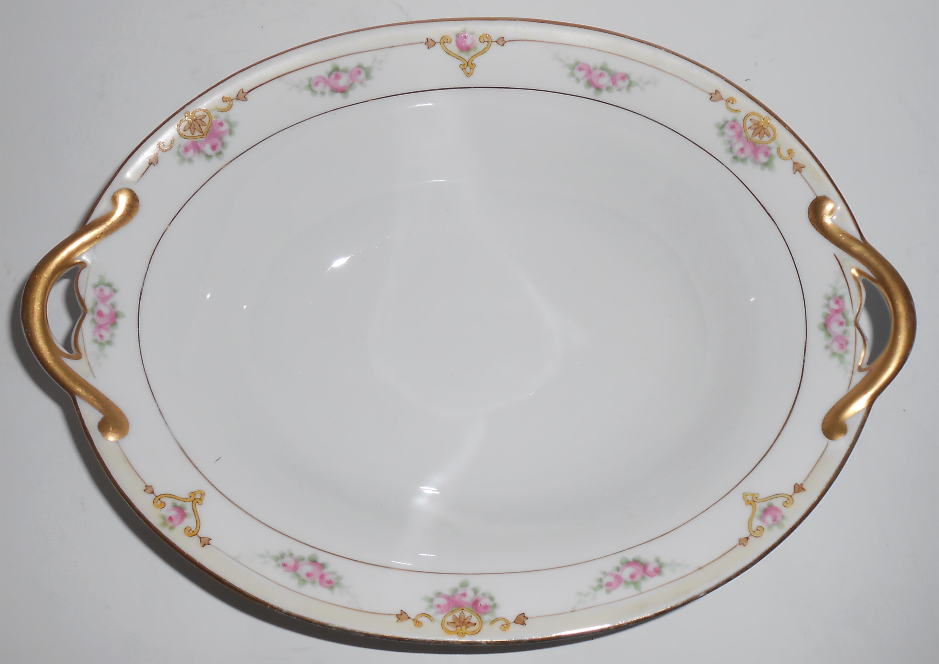 Noritake Nippon Porcelain China Floral/Gold Vegetable