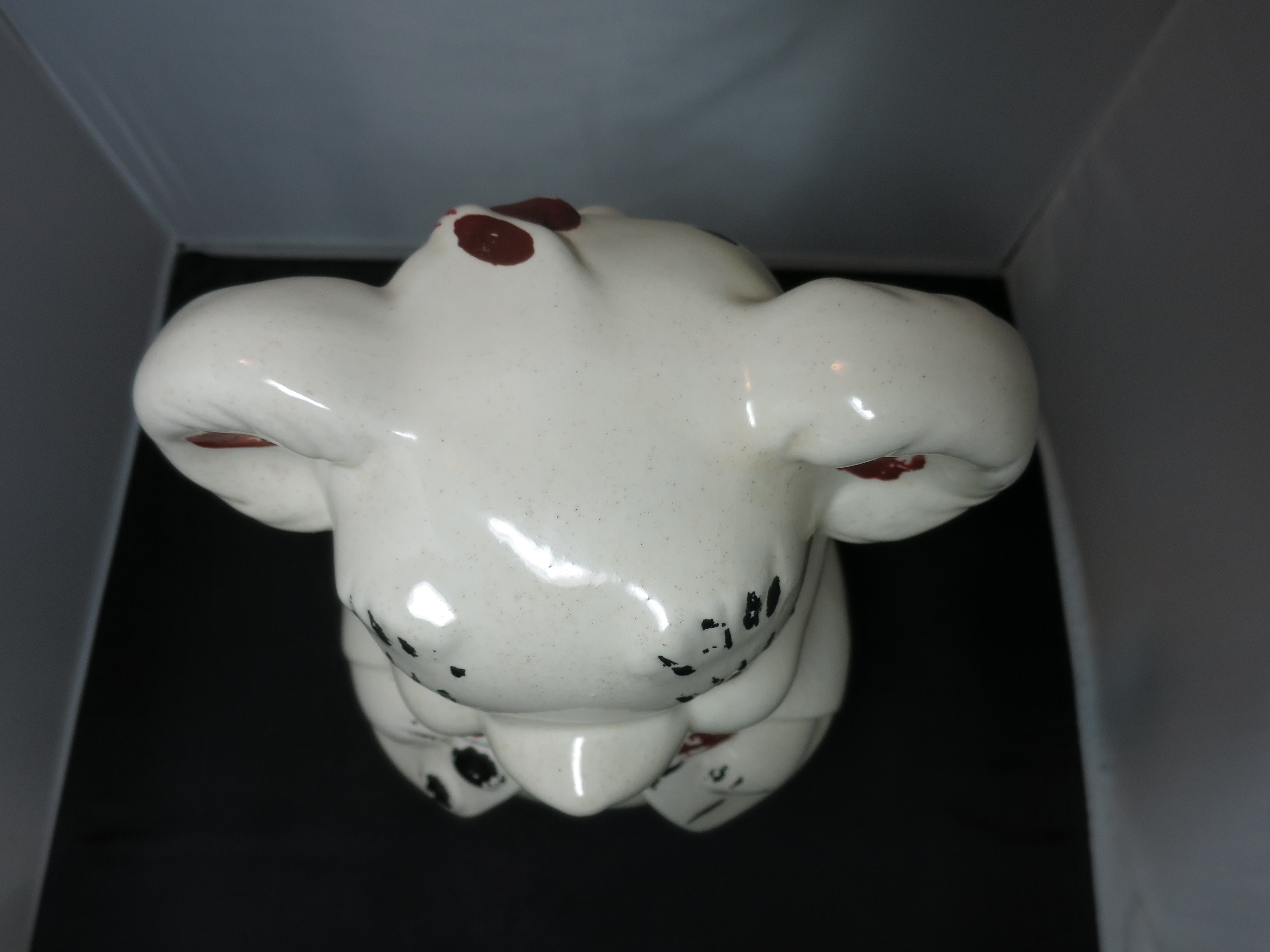 American Bisque Turnabout Bear Cookie Jar 1940s