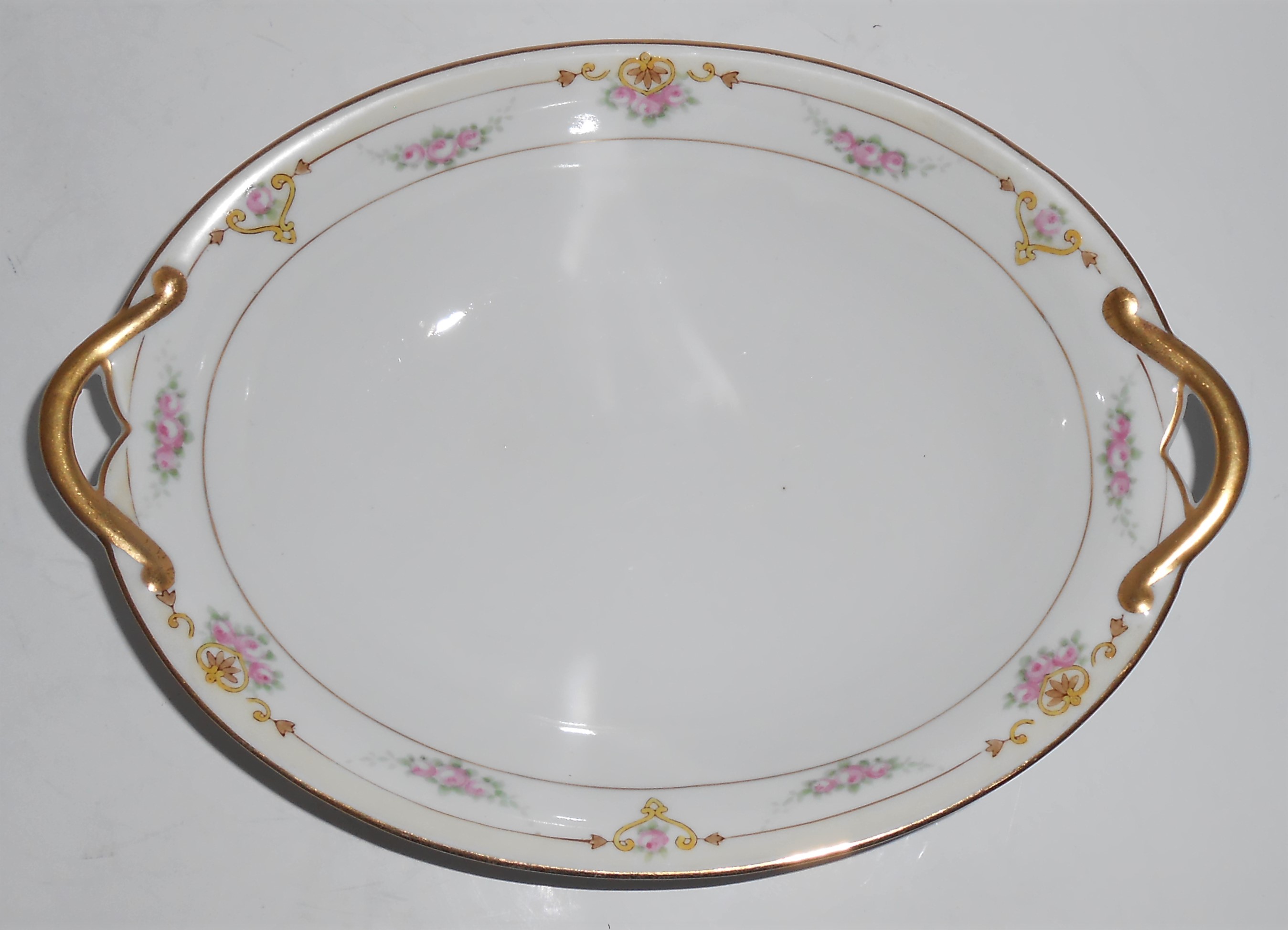 Noritake Nippon Porcelain China Floral/Gold Vegetable