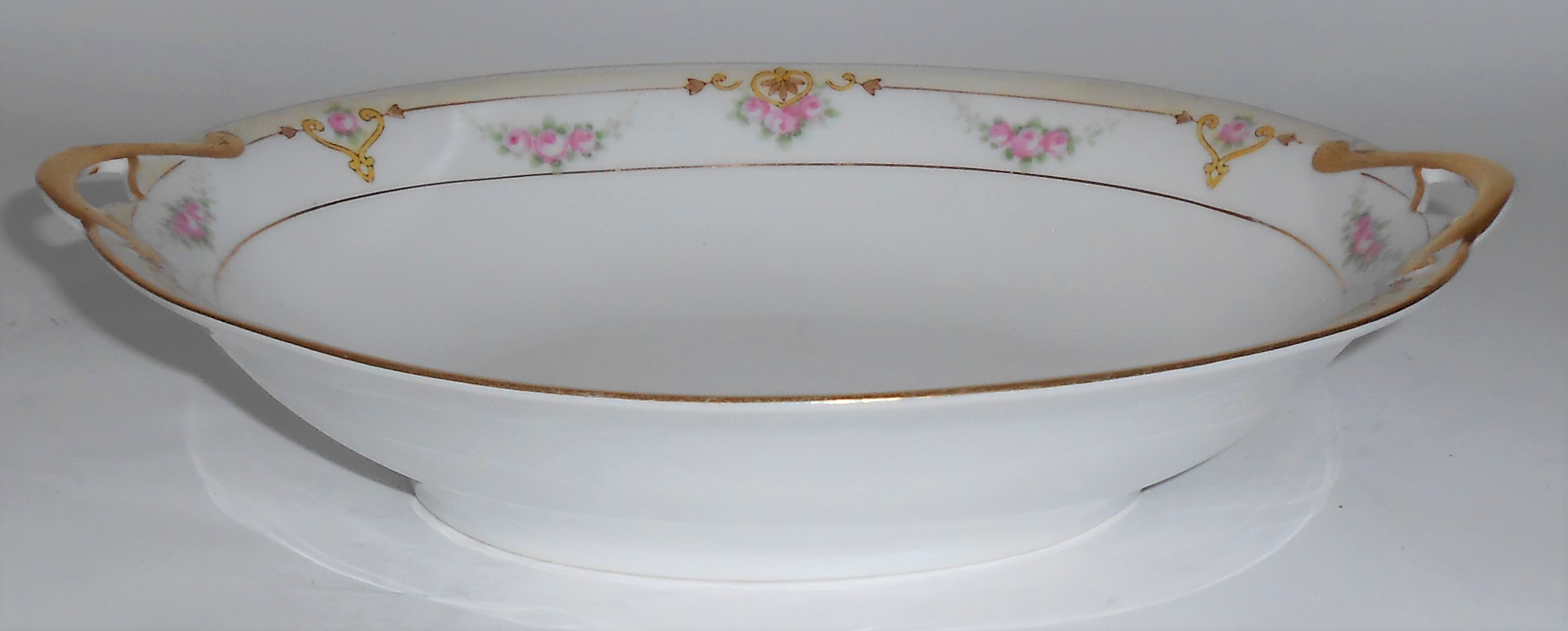 Noritake Nippon Porcelain China Floral/Gold Vegetable