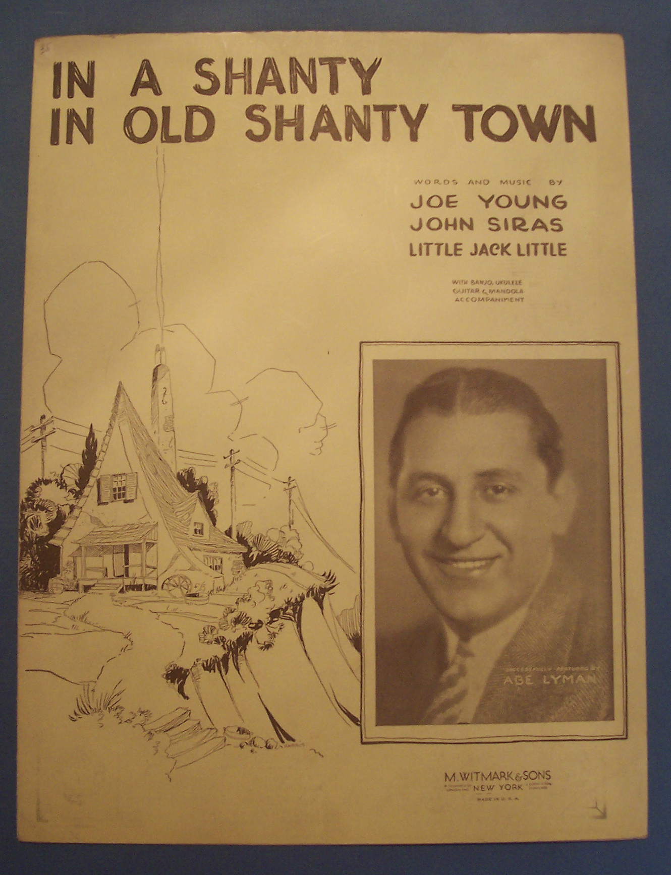 Sheet Music of 1932 In A Shanty In Old Shanty Town